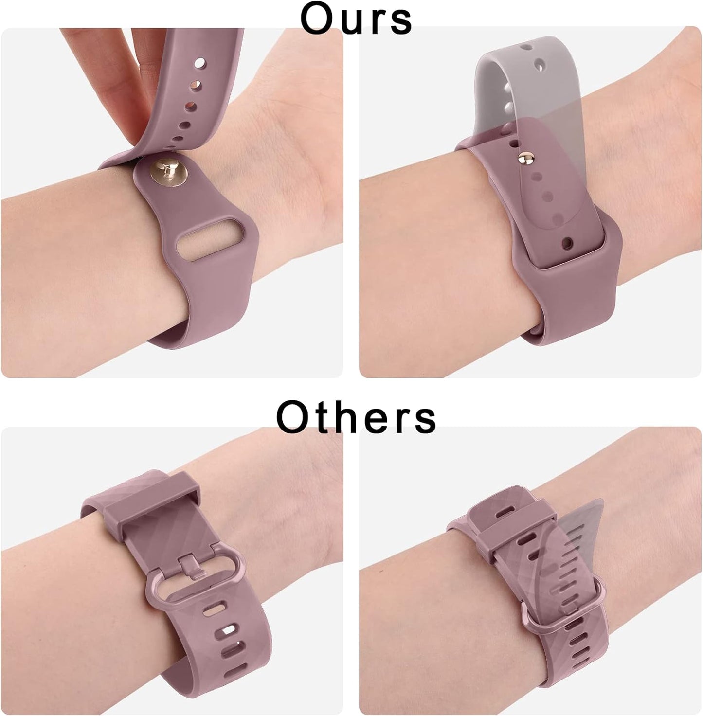 for Samsung Galaxy Watch 7 Band 40Mm 44Mm, Galaxy Watch FE Bands 40Mm, 20Mm Soft Silicone Sport Replacement Strap for Galaxy Watch 7 Band Women Men