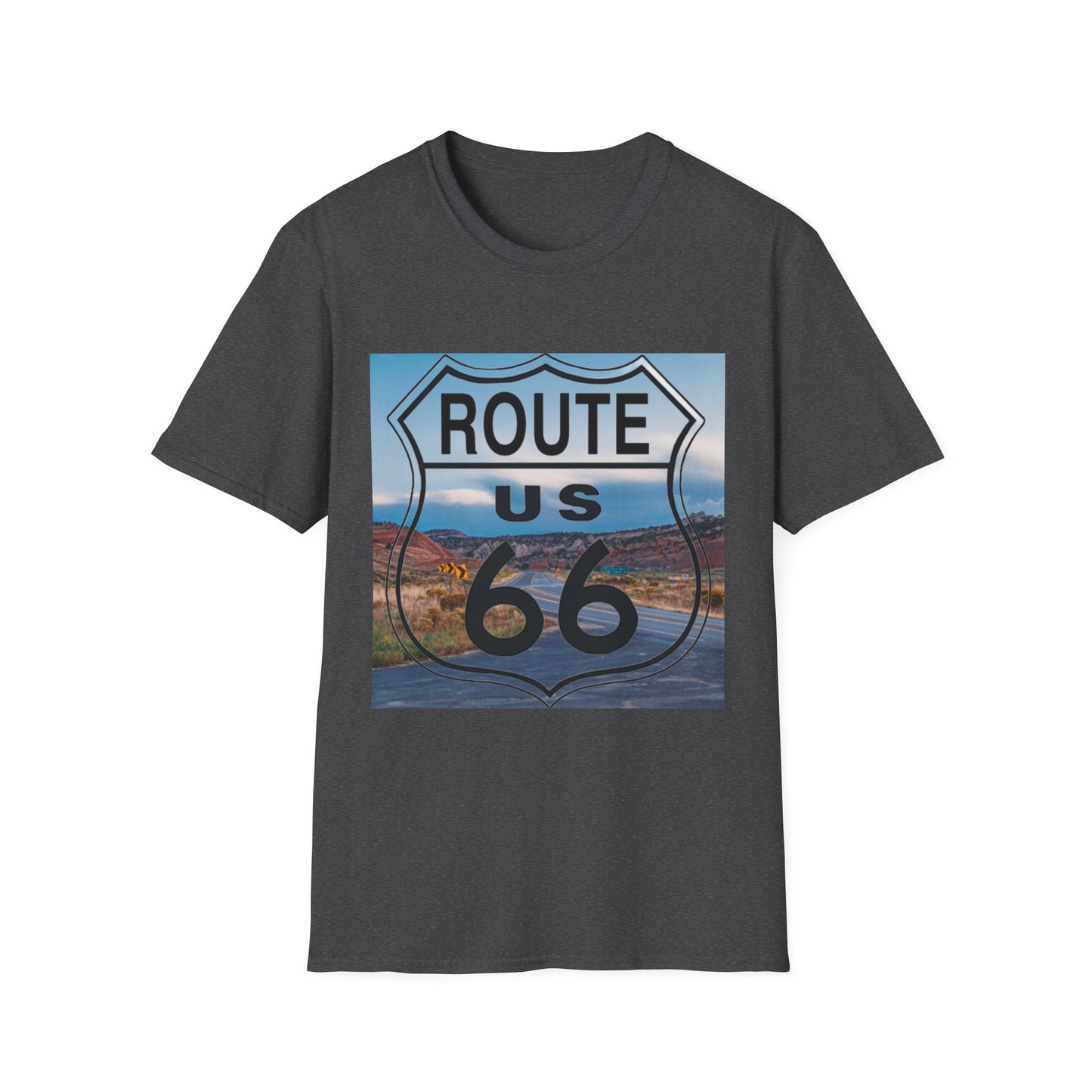 ROUTE 66 HIGHWAY T-Shirt - Retro Travel Tee