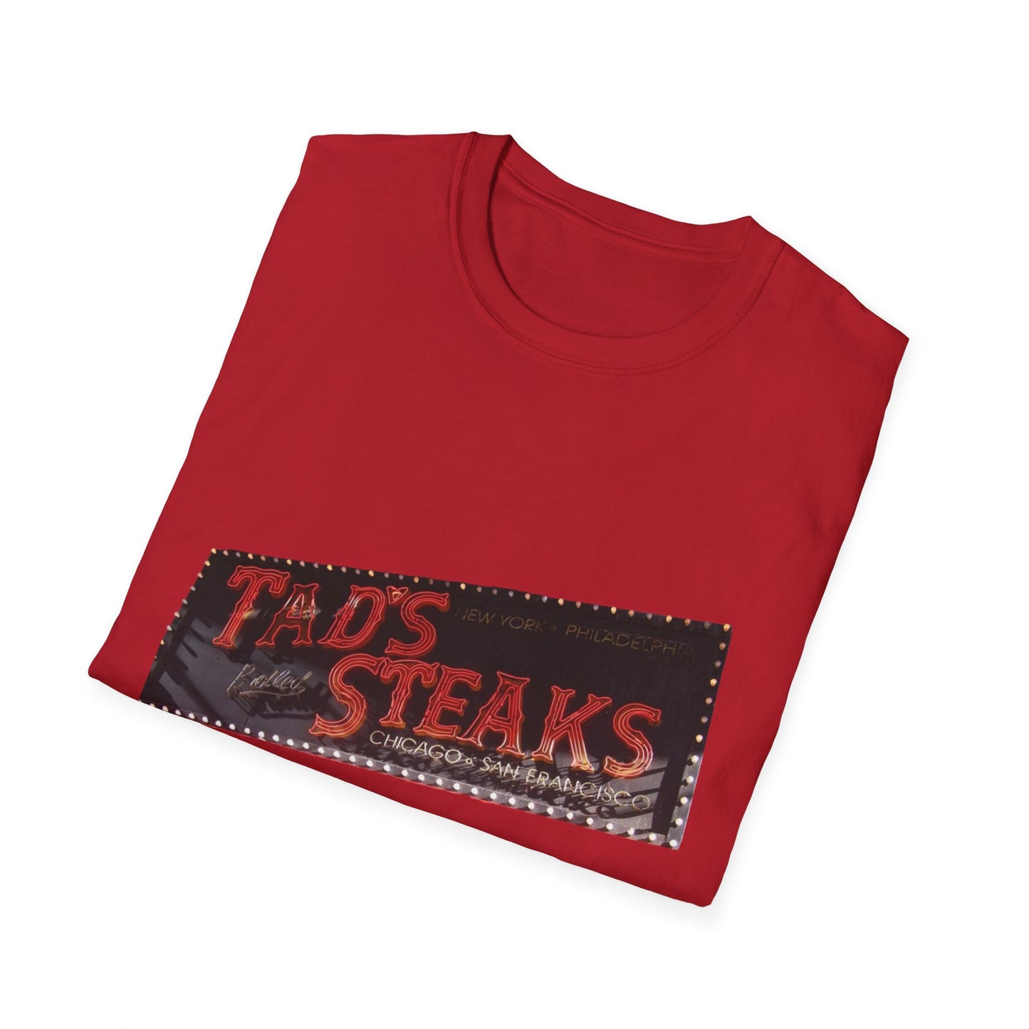 Tad's Steaks [gone] Times Square New York, NY Unisex Softstyle T-Shirt