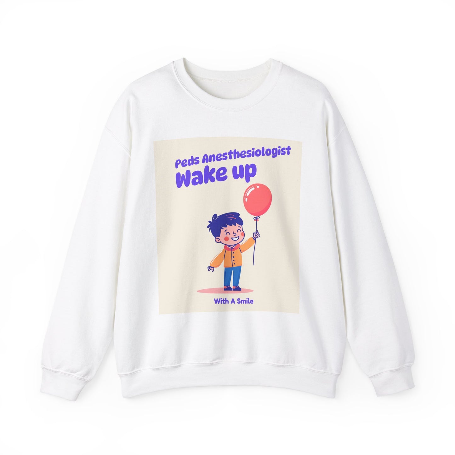 Pediatrics Peds Anesthesiologist Crewneck Sweatshirt