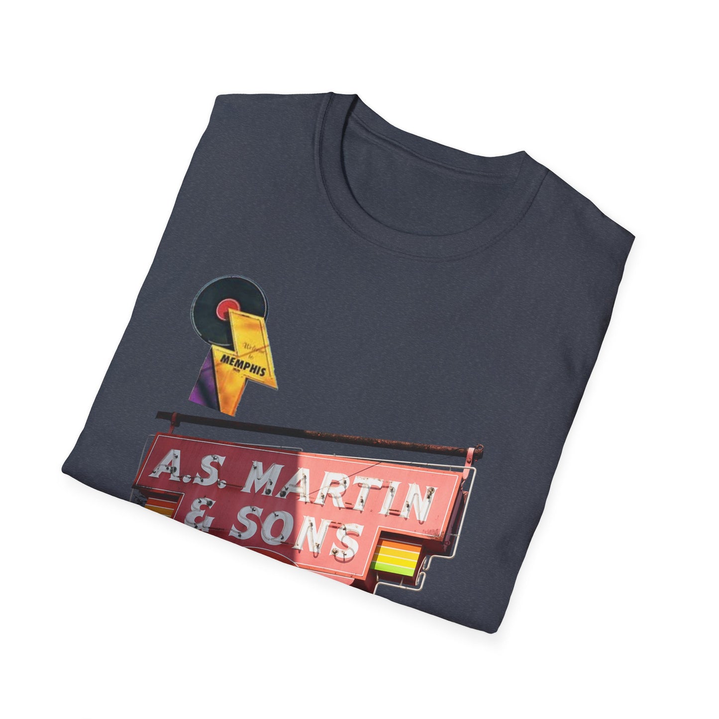 Retro Vintage A.S. Martin & Sons Memphis, TN Unisex Softstyle T-Shirt