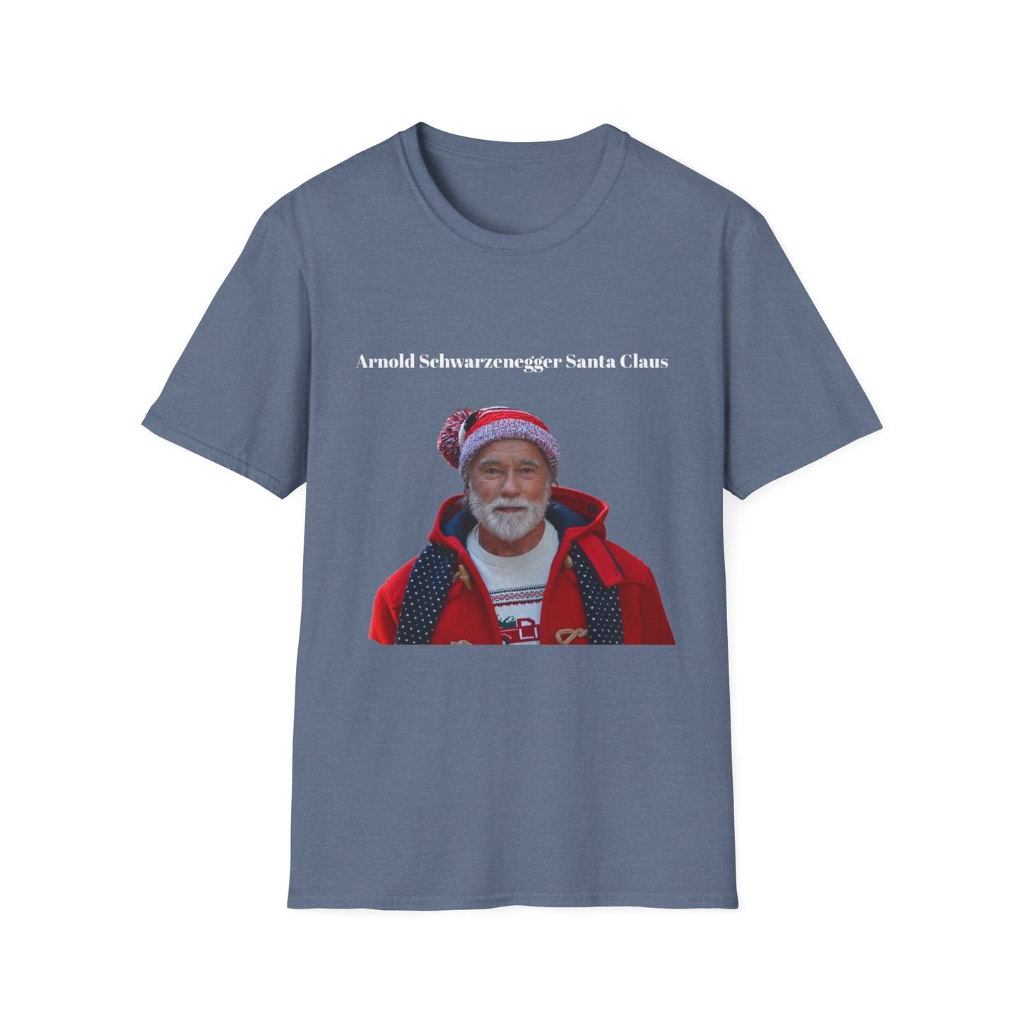 Arnold Schwarzenegger Santa Claus Unisex Softstyle T-Shirt