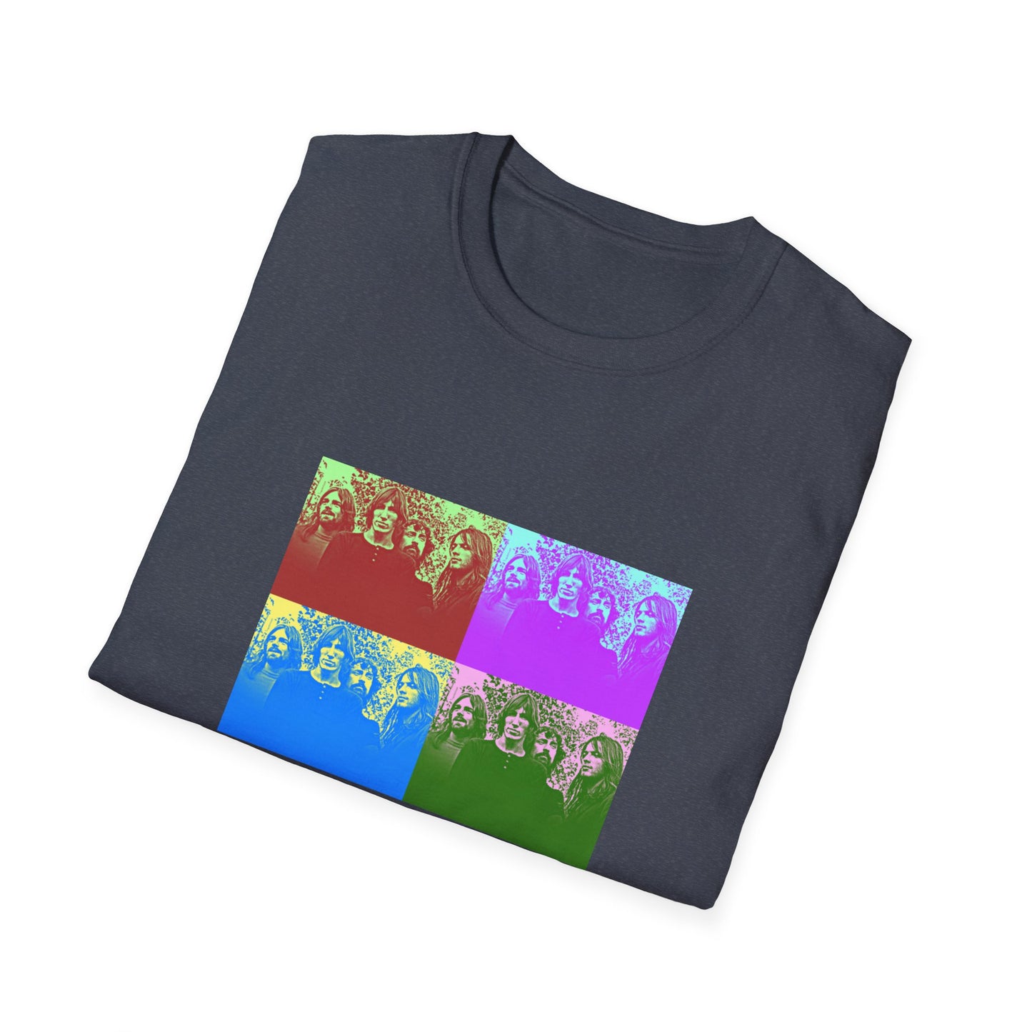 Pink Floyd Andy Warhol Style Pop Art Unisex Softstyle T-Shirt