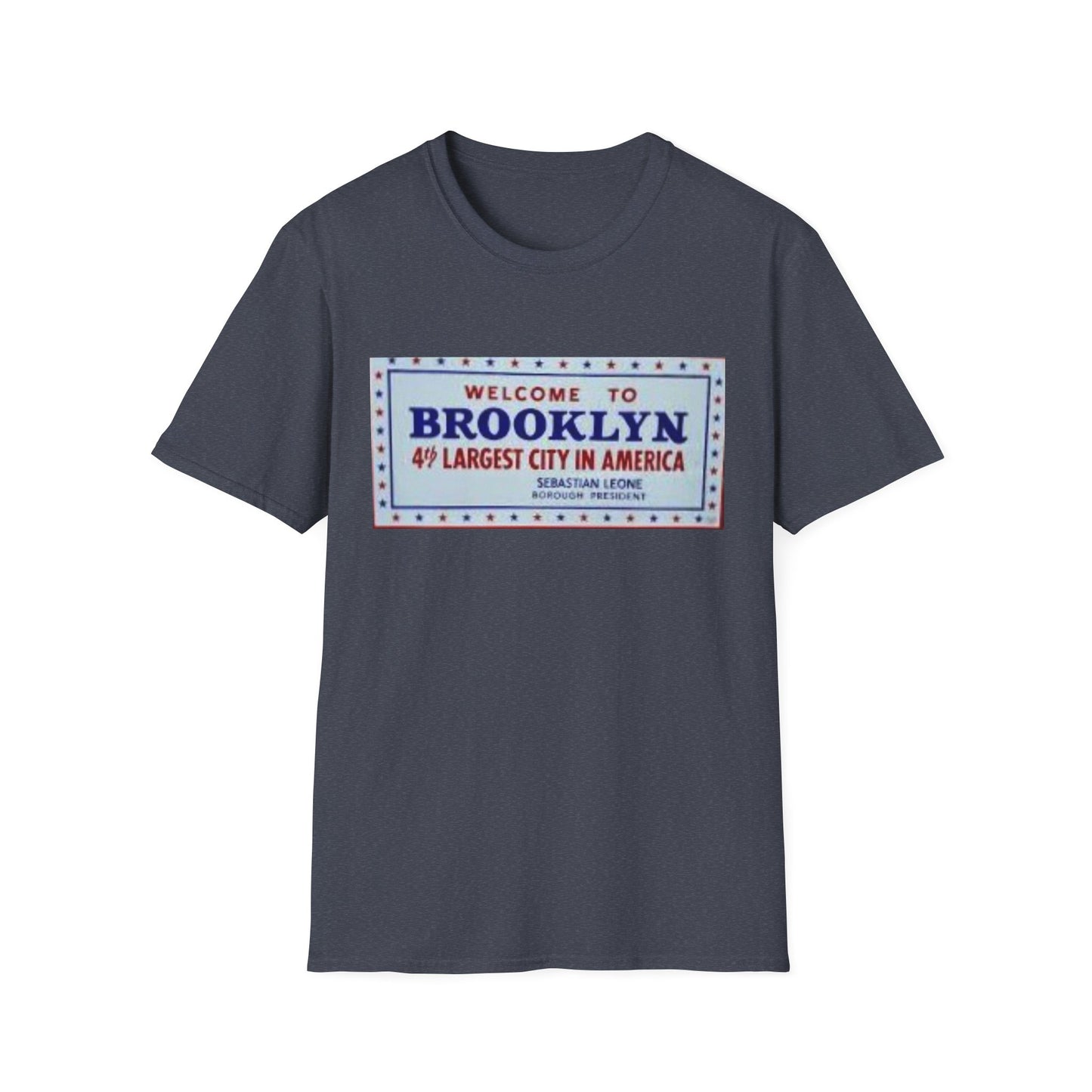 RETRO VINTAGE WELCOME TO BROOKLYNN NY Unisex Softstyle T-Shirt
