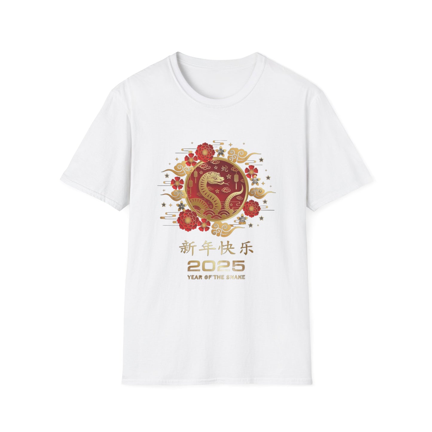 Year Of The Snake 2025 Lunar New Year Chinese Unisex T-Shirt