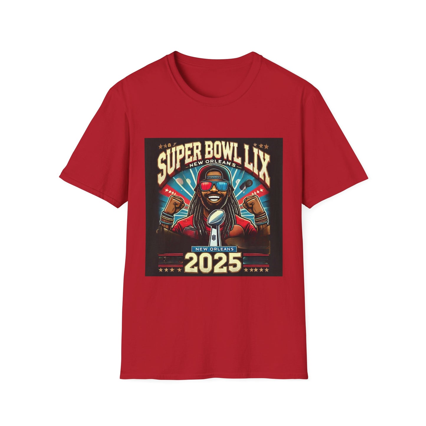 T-Shirt,Hoodie, !!! Super Bowl LIX New Orleans 2025 Unisex Softstyle T-Shirt