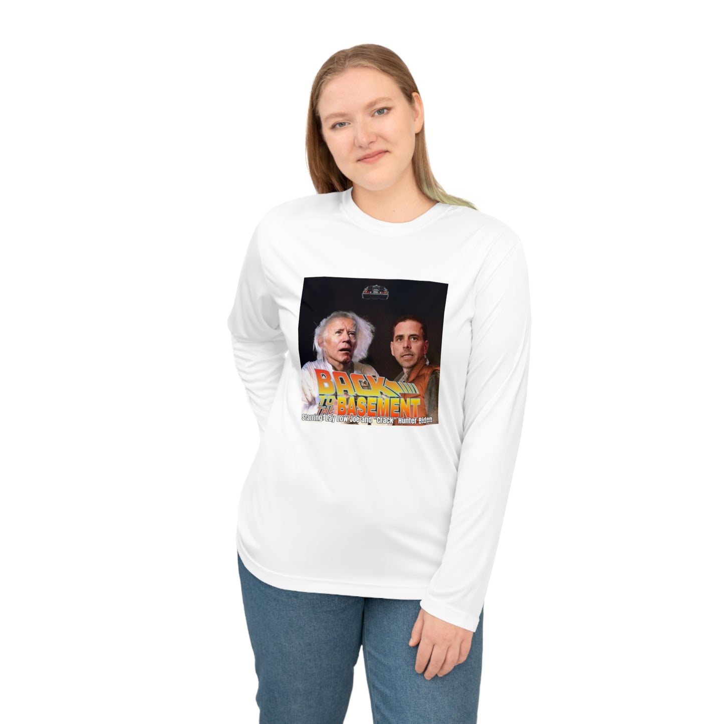 Long Sleeve Shirt - Hunter Biden Convicted Felon Pardon Back to the Basement