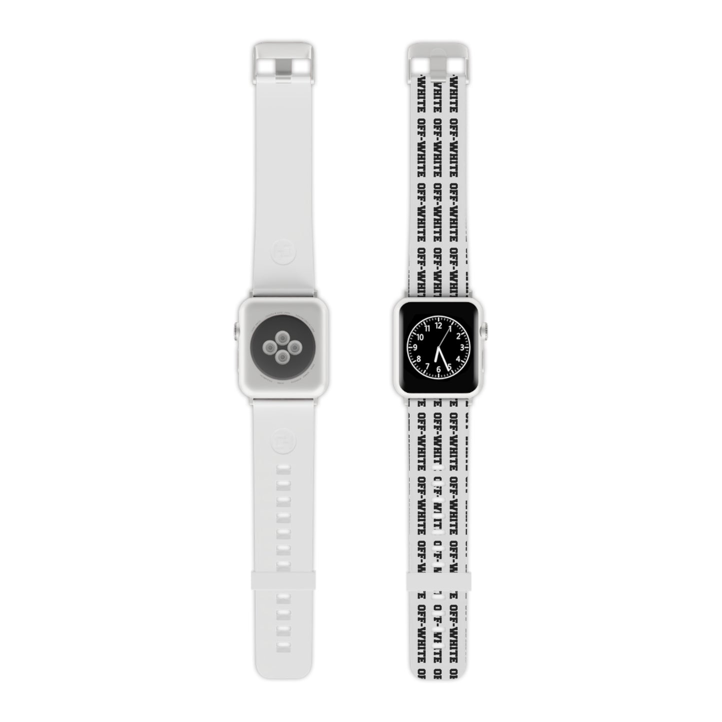 Stylish Off-White Inspired Apple Watch Band | Trendy Accessory for Everyday Wear