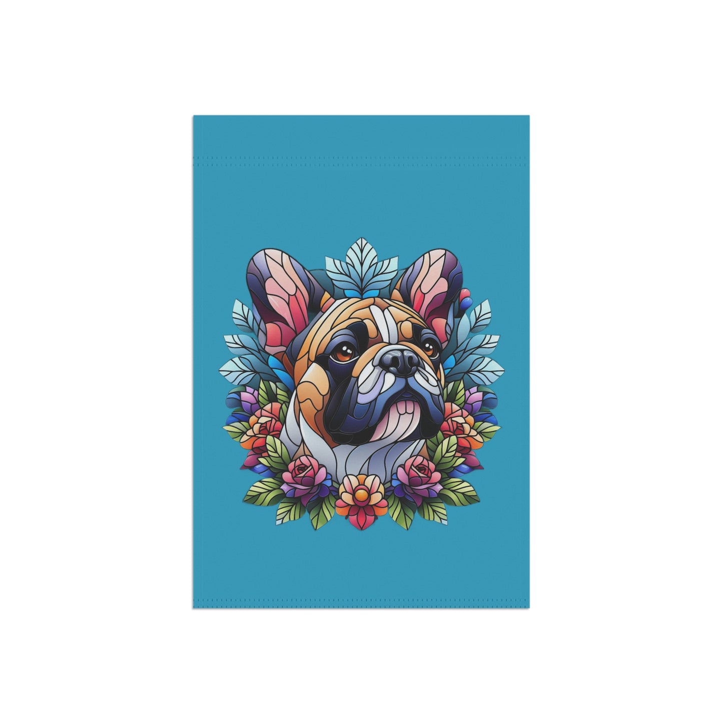 French Bulldog Garden Flag - Floral Decor for Pet Lovers