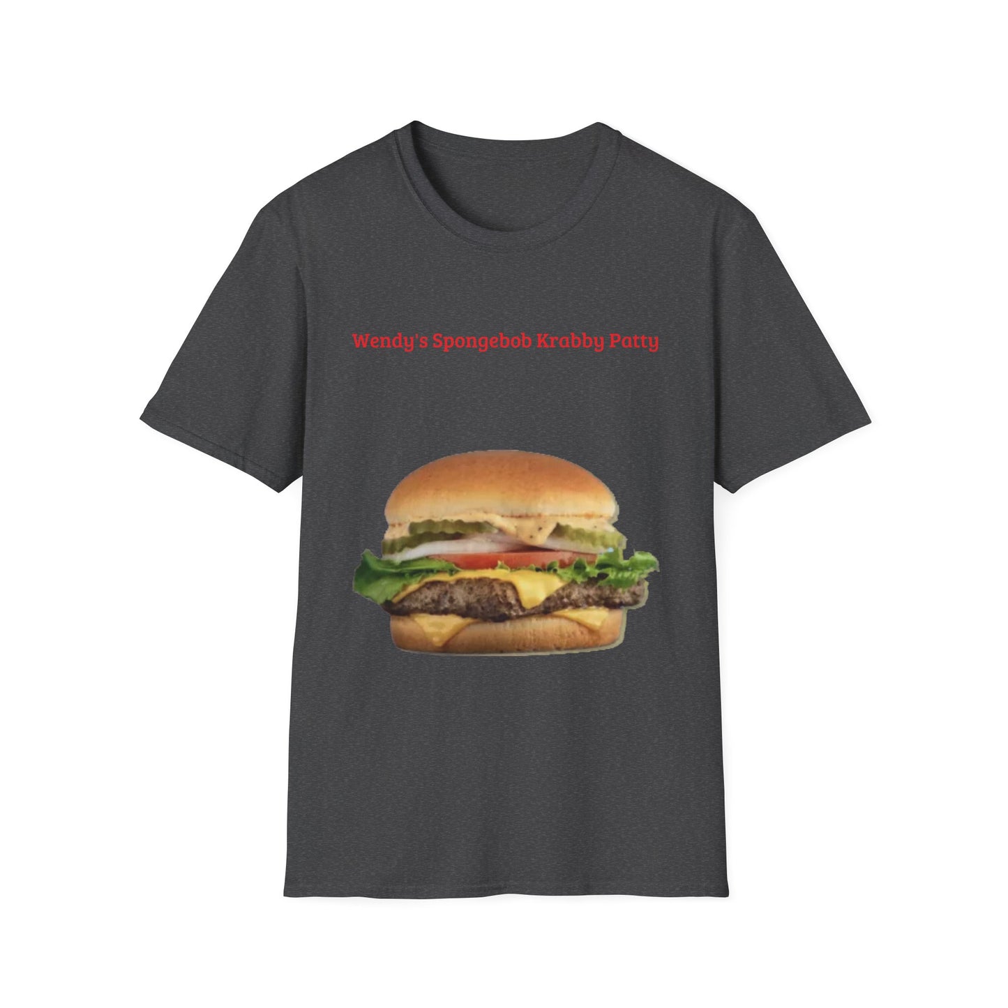 Wendy's Spongebob Krabby Patty Unisex Softstyle T-Shirt