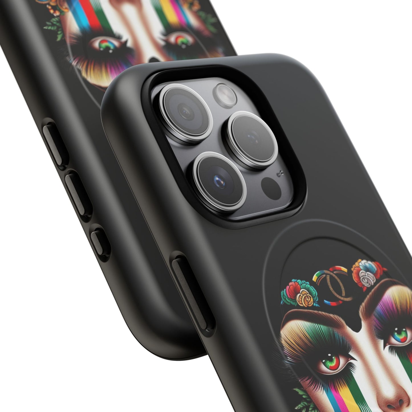 Gucci Inspired Artistic Tough Magnetic Phone Case - Vibrant Lady Design