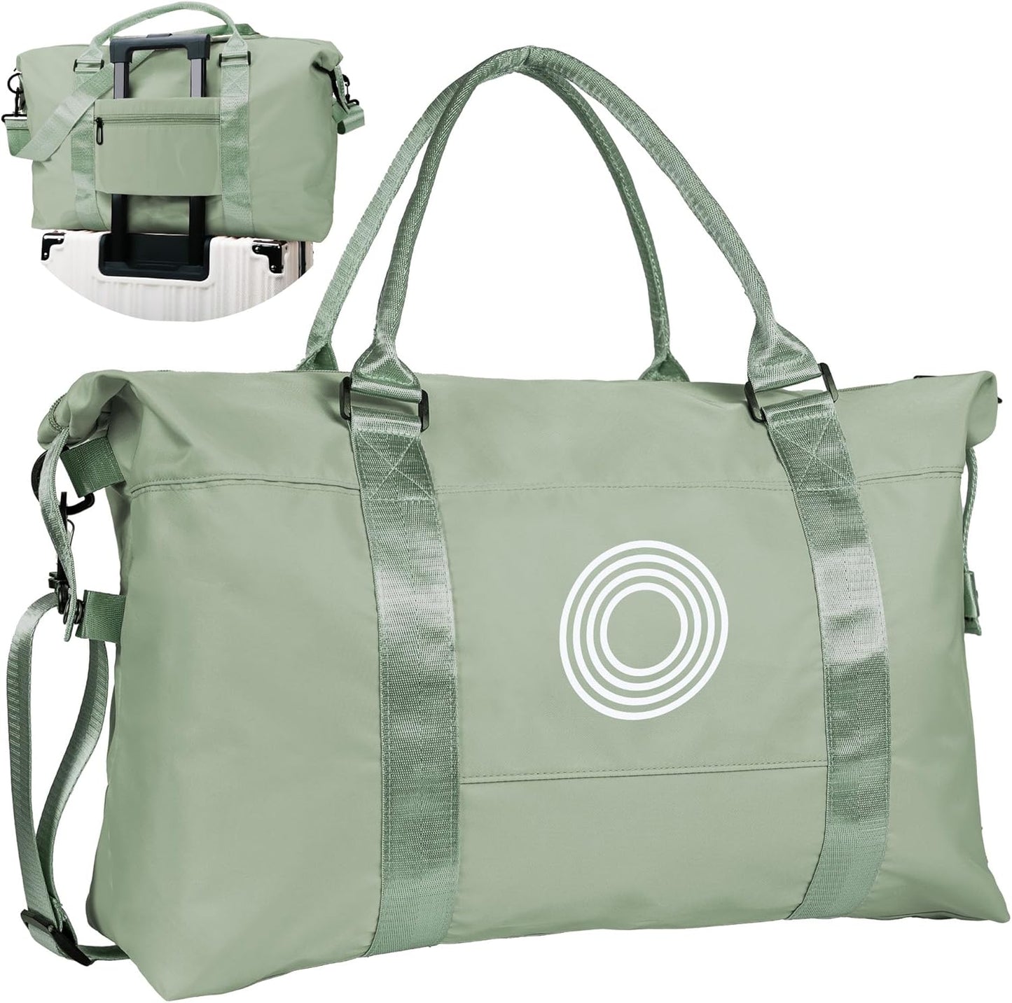 Bridesmaid Gifts, Teacher Appreciation Gift, Initial Travel Duffel Bag, Kids Duffel Bag,Personalized Weekender Bag, Birthday Gifts for Women Gifts for Teen Girls (Letter S)