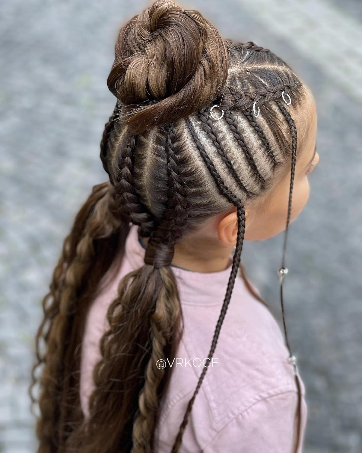 Ombre Braiding Hair Pre Stretched 26Inch 2Packs Ombre Brown Pre Stretched Braiding Hair Long Straight Kanekalon Braiding Hair Soft Yaki Synthetic Braids Hair Extensions