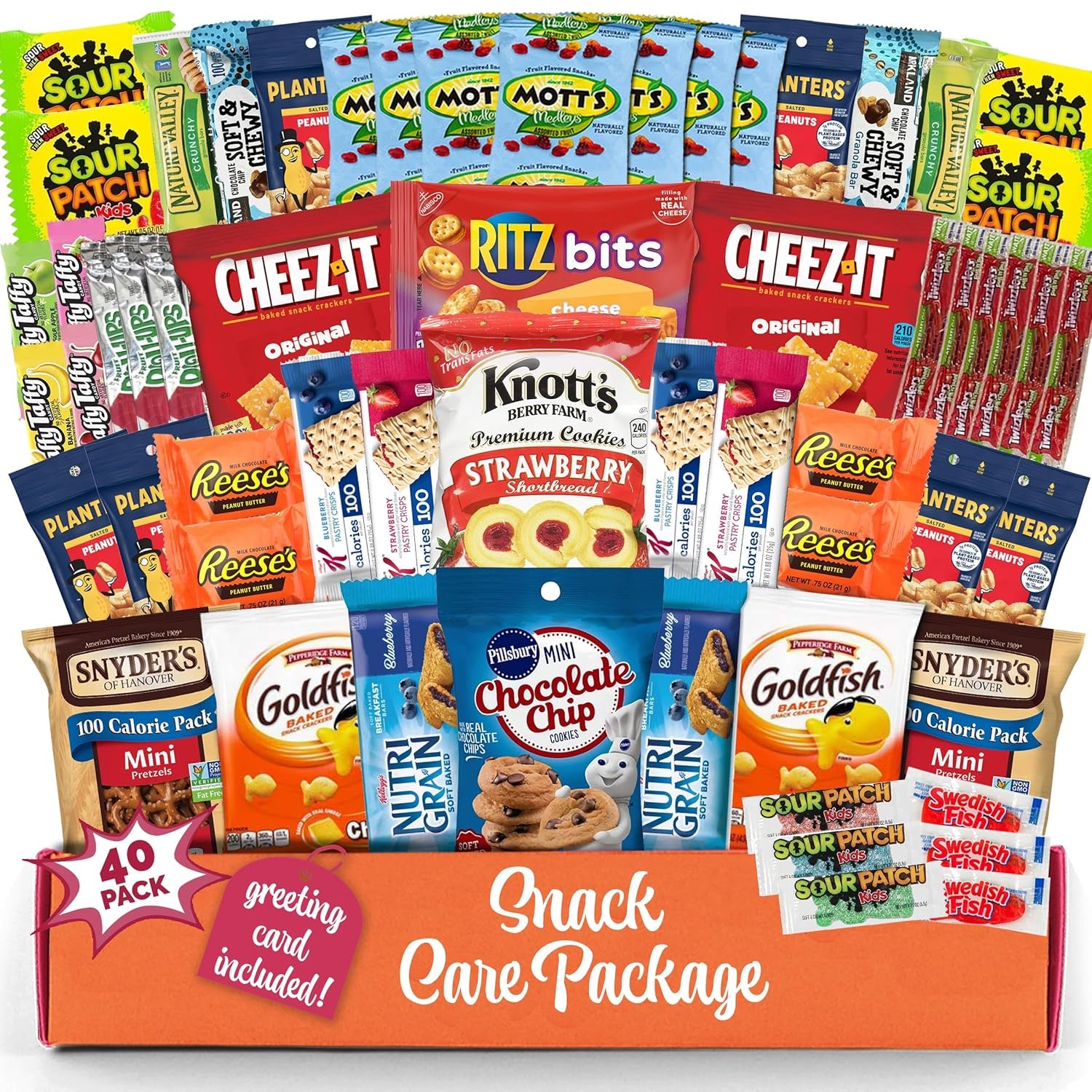 Valentine'S Day Care Package (45Ct) Snacks Chocolates Candy Gift Box Assortment Variety Bundle Crate Present for Boy Girl Friend Student College Child Husband Wife Boyfriend Girlfriend Love Niece