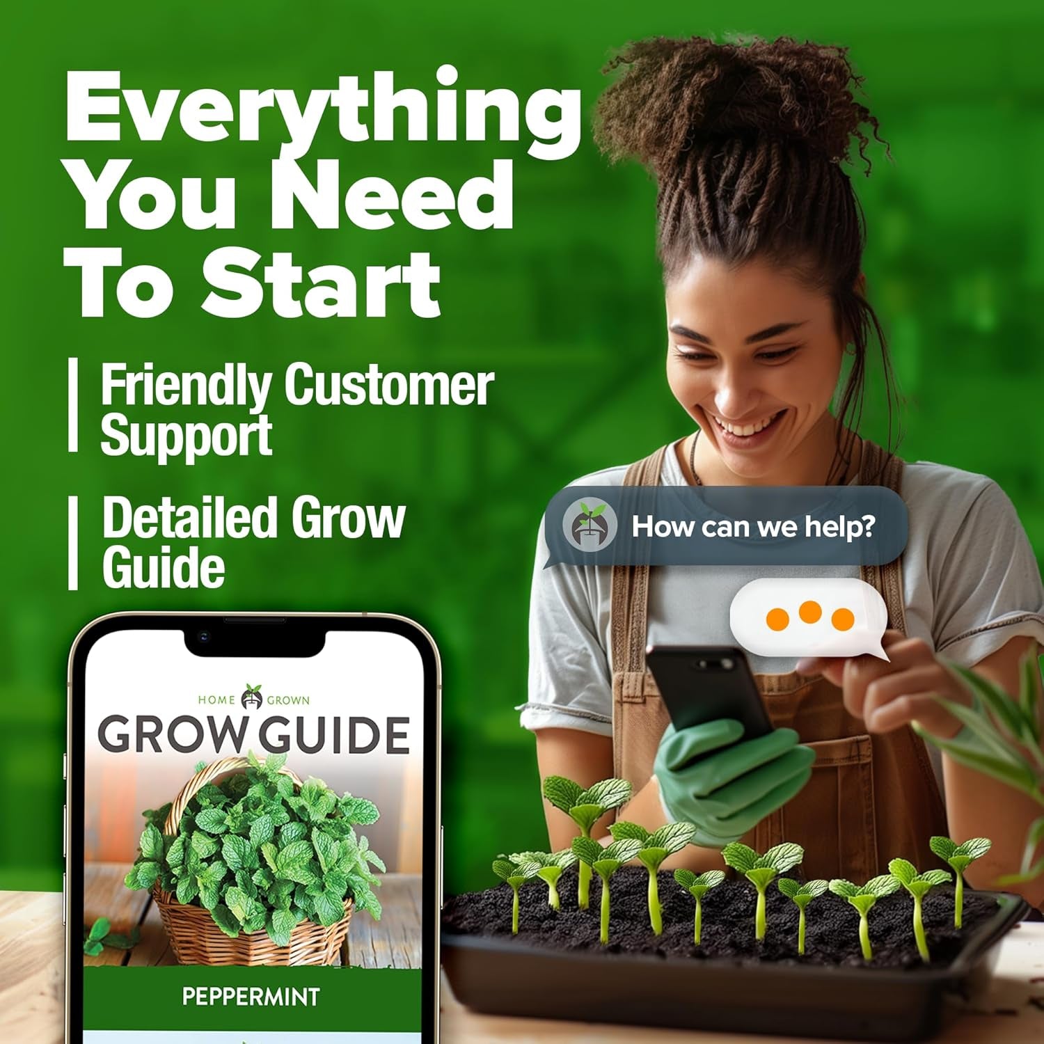 Peppermint Seeds Pack – 2,370 Non-Gmo, Heirloom Mint Seeds for Planting. Grow Peppermint Plants in Your Herb Garden Indoors or Outdoors (Mentha × Piperita) TLBH