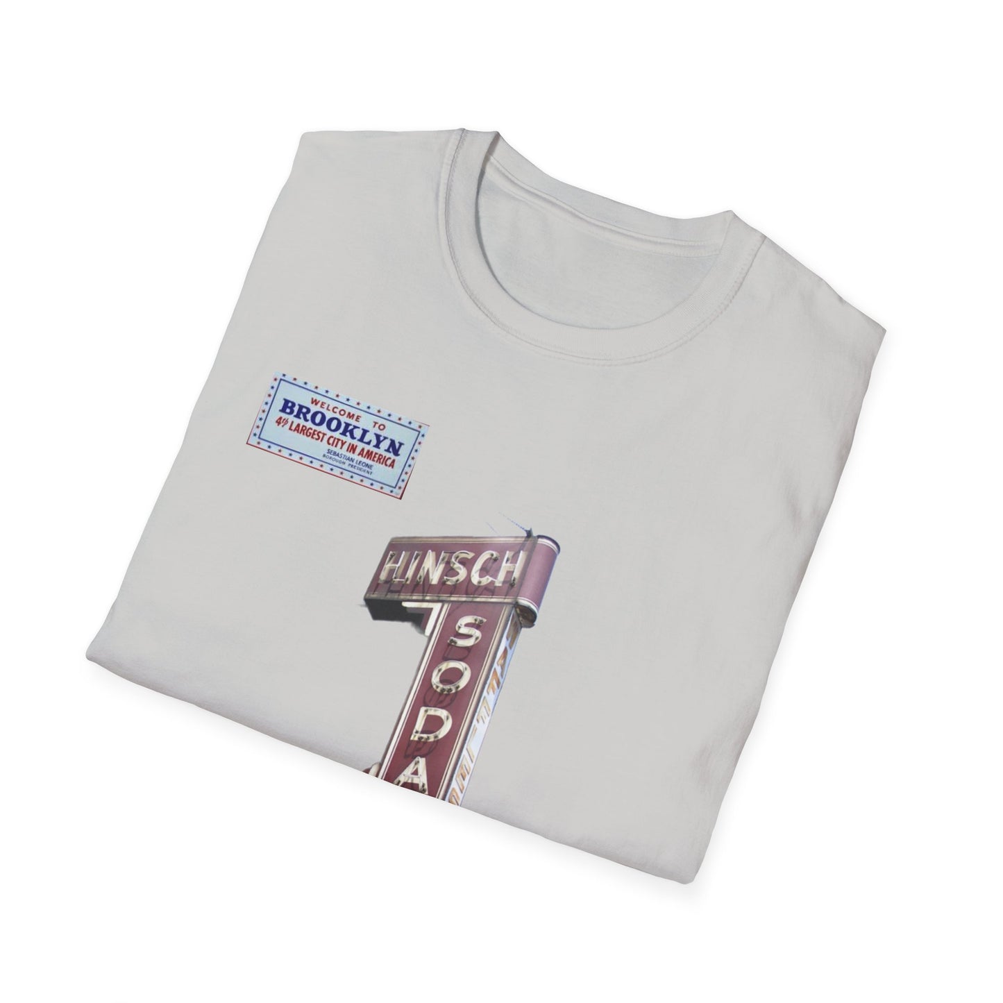 RETRO VINTAGE Hinsch's [gone] Brooklyn, NY Unisex Softstyle T-Shirt