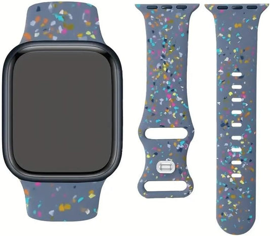 Sport Band Compatible with Apple Watch Band 38Mm 40Mm 41Mm 42Mm 44Mm 45Mm 49Mm for Women Men, Made from Recycled Plastic - Soft Breathable Strap for Iwatch Series SE 9 8 7 6 5 4 3 2 1 Ultra 1 2