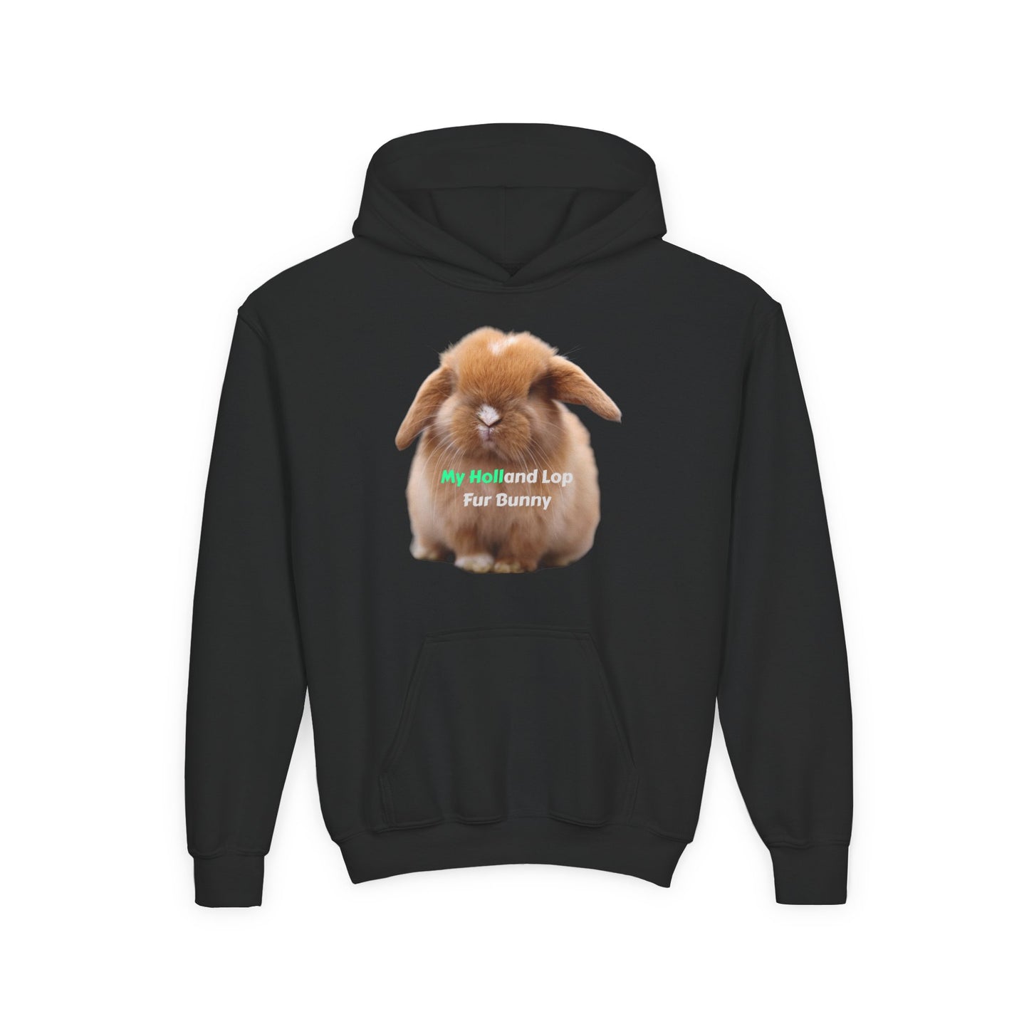 Holland Lop Youth Heavy Blend Hooded Sweatshirt