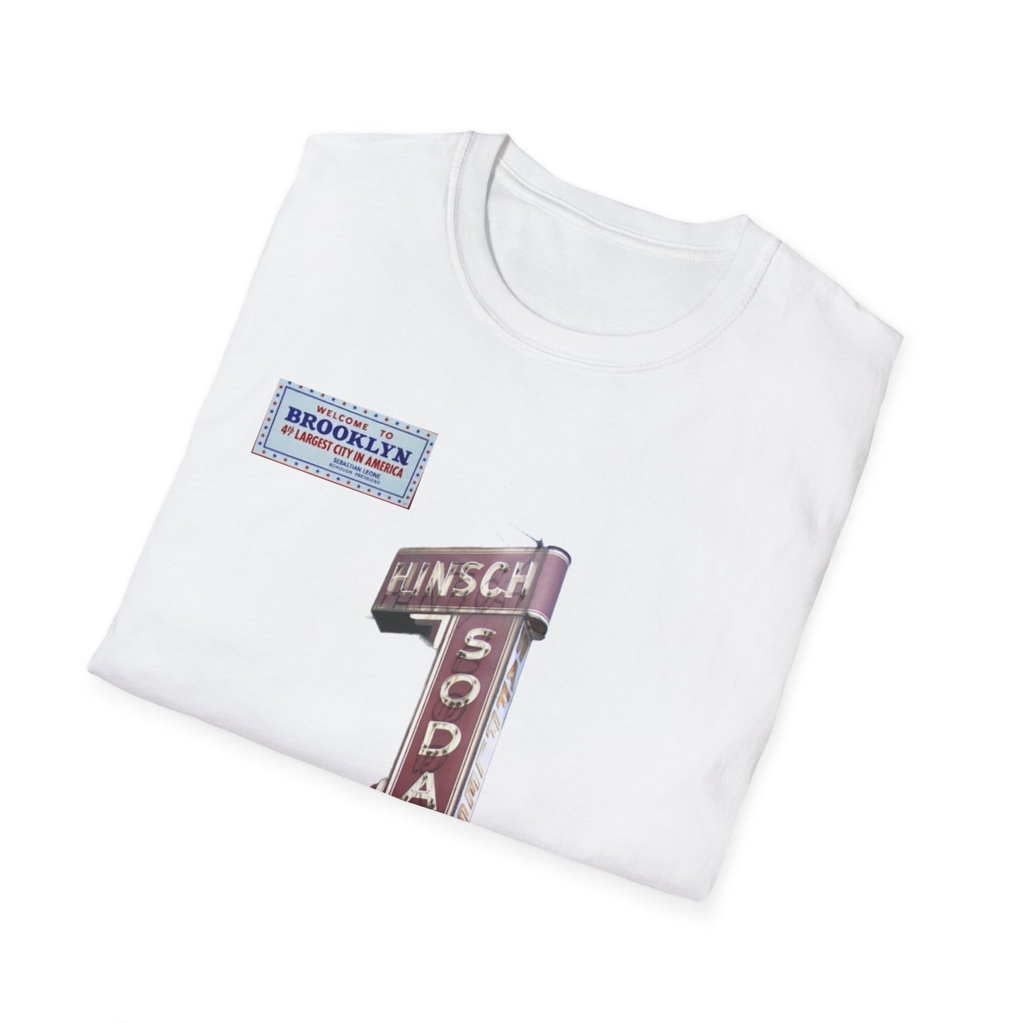 RETRO VINTAGE Hinsch's [gone] Brooklyn, NY Unisex Softstyle T-Shirt