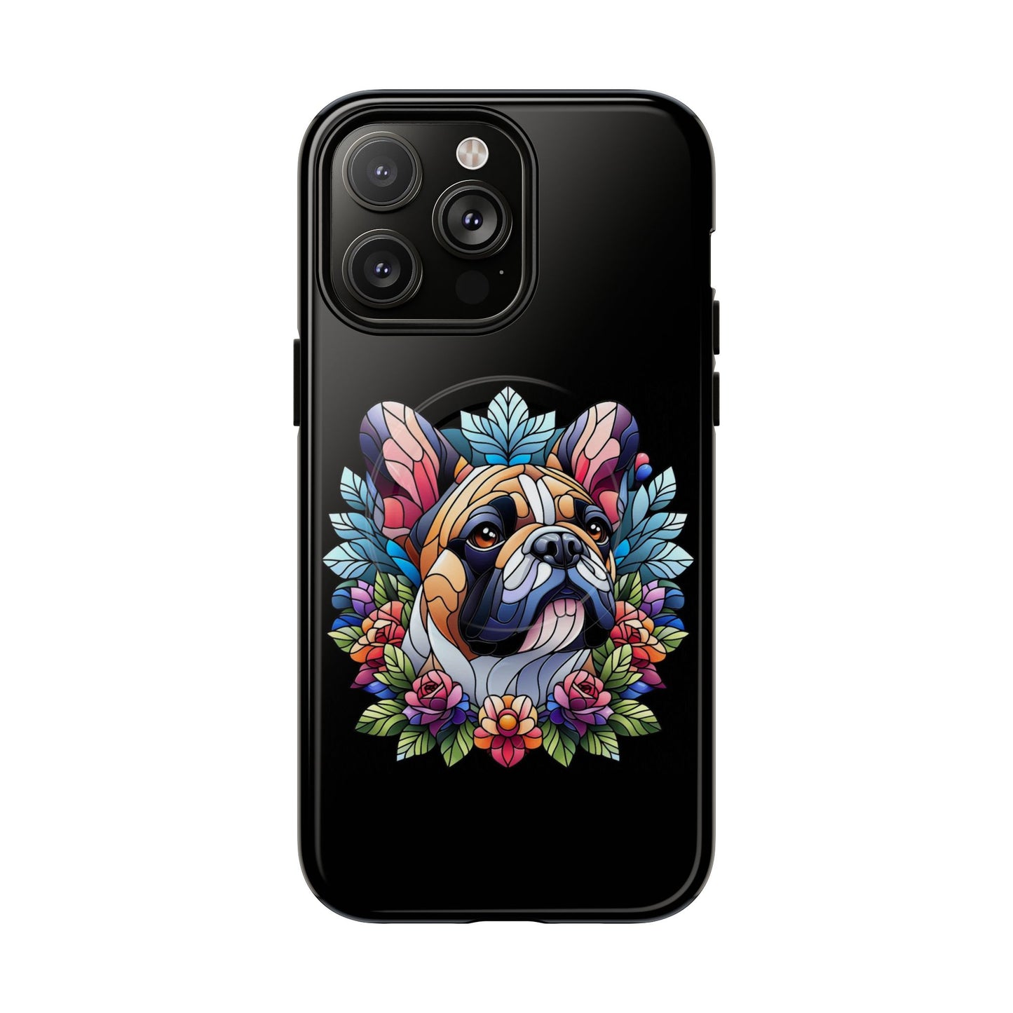 French Bulldog Stained Glass Tough Magnetic Cases