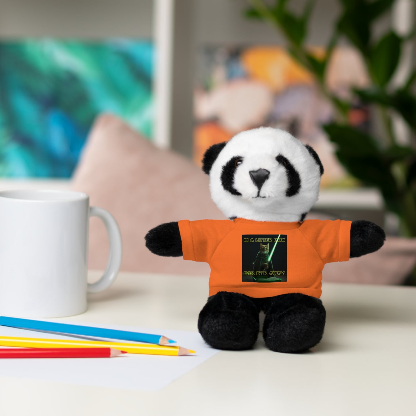 STAR WARS CAT IN A LITTER BOX FAR FAR AWAY Stuffed Animals with Tee