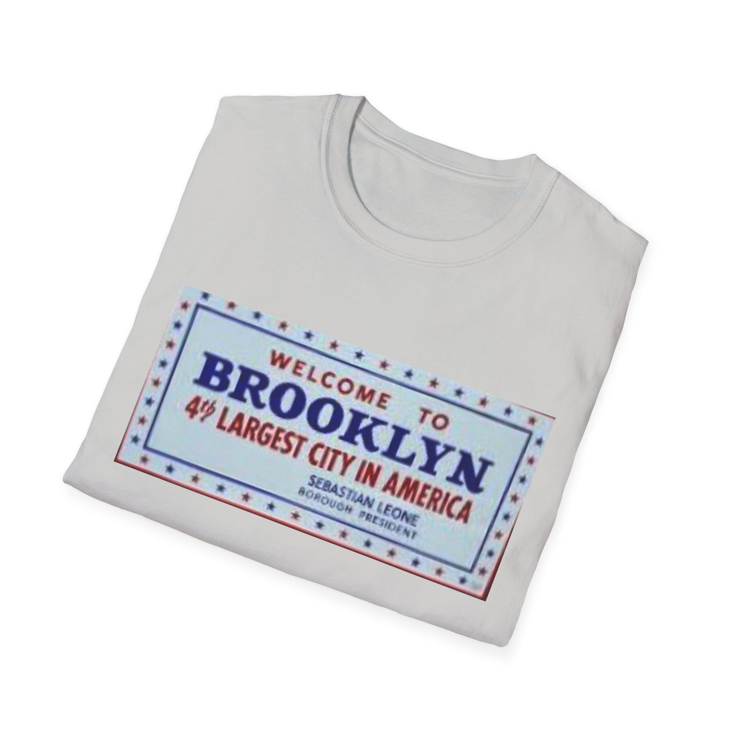 RETRO VINTAGE WELCOME TO BROOKLYNN NY Unisex Softstyle T-Shirt