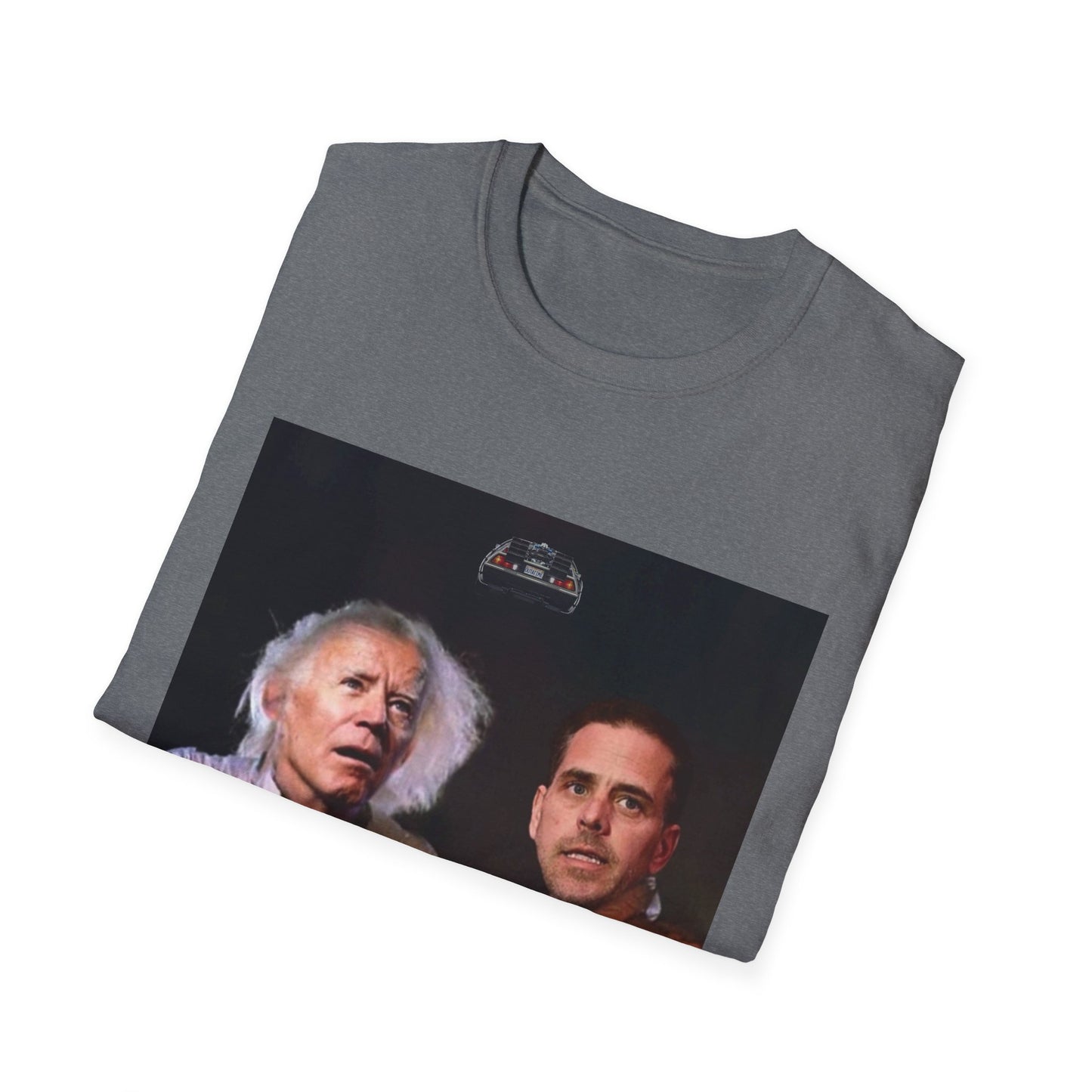Hunter Biden Convicted Felon Pardon Back to the basement Unisex Softstyle T-Shirt