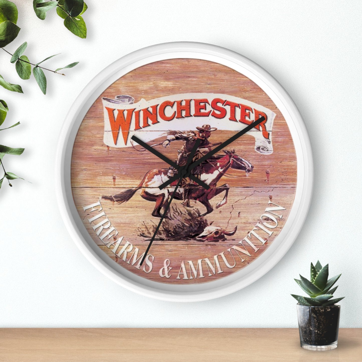 Winchester FIREARMS AND AMMUNITION Wall Clock