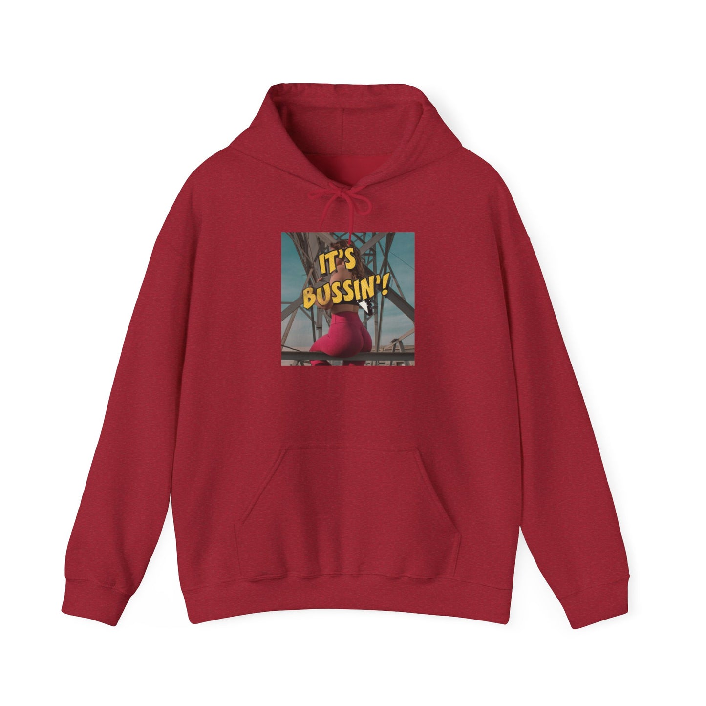 IT'S BUSSIN BOOTY Unisex Heavy Blend™ Hooded Sweatshirt