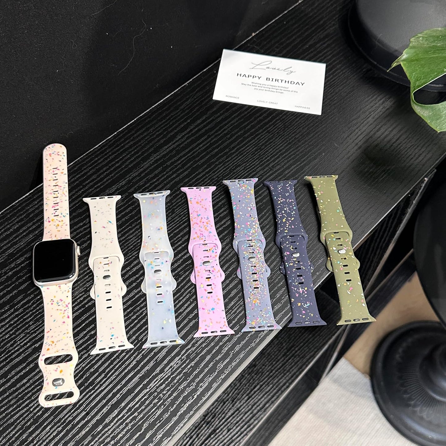Sport Band Compatible with Apple Watch Band 38Mm 40Mm 41Mm 42Mm 44Mm 45Mm 49Mm for Women Men, Made from Recycled Plastic - Soft Breathable Strap for Iwatch Series SE 9 8 7 6 5 4 3 2 1 Ultra 1 2