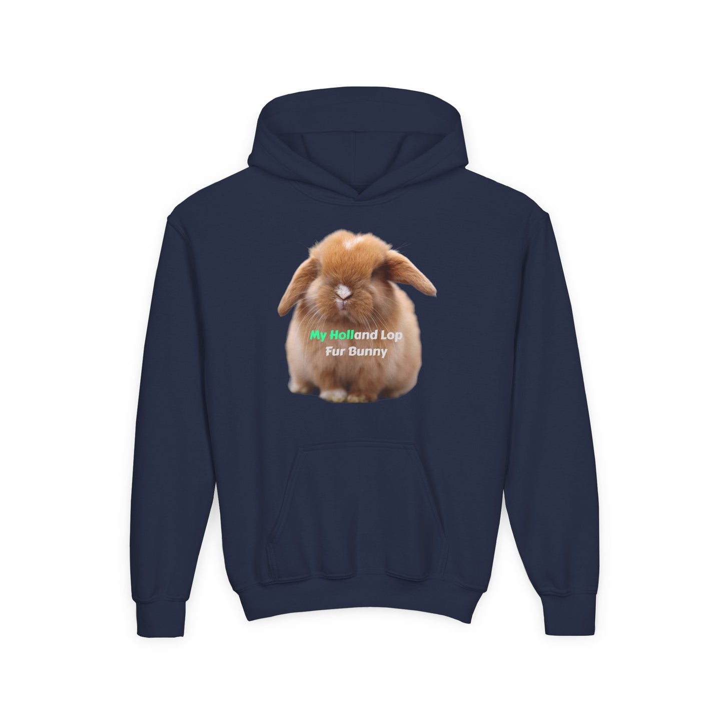 Holland Lop Youth Heavy Blend Hooded Sweatshirt
