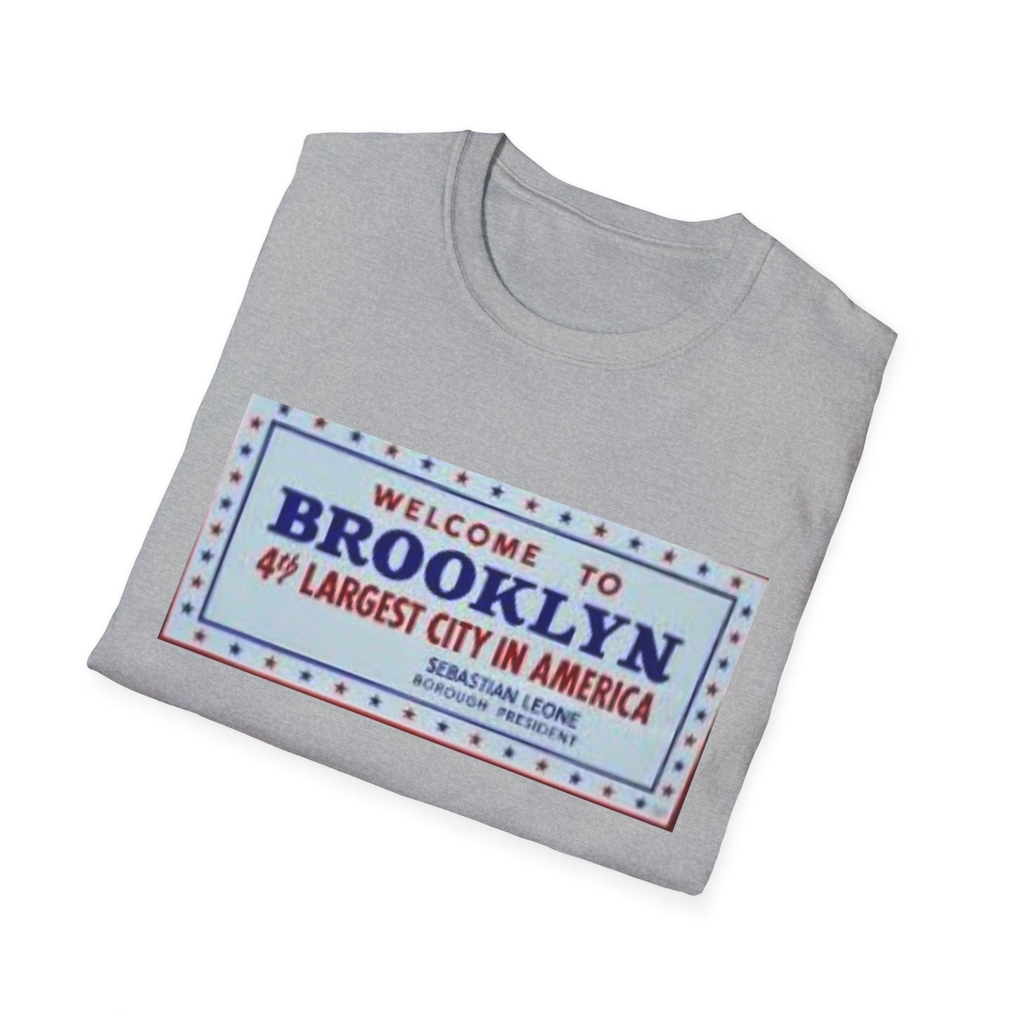 RETRO VINTAGE WELCOME TO BROOKLYNN NY Unisex Softstyle T-Shirt