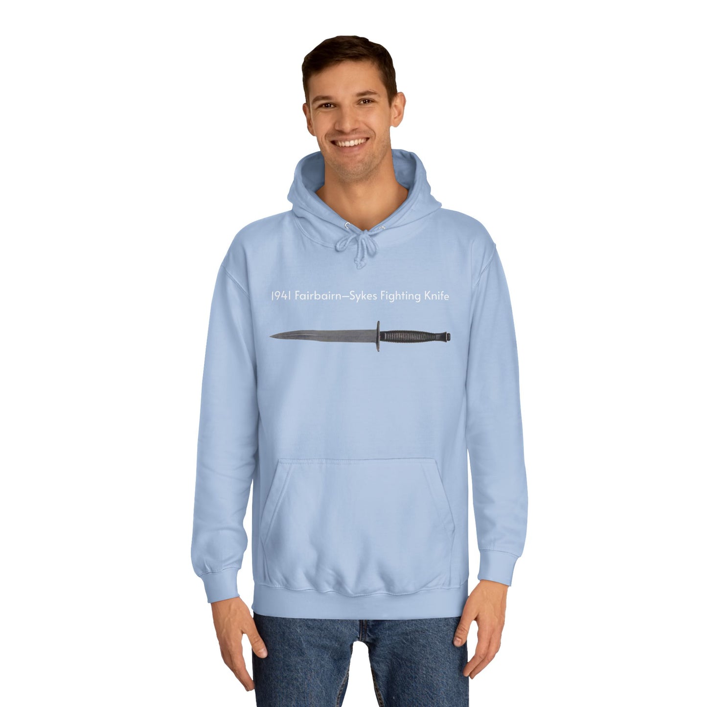 1941 Fairbairn Sykes fighting knife Unisex Hoodie