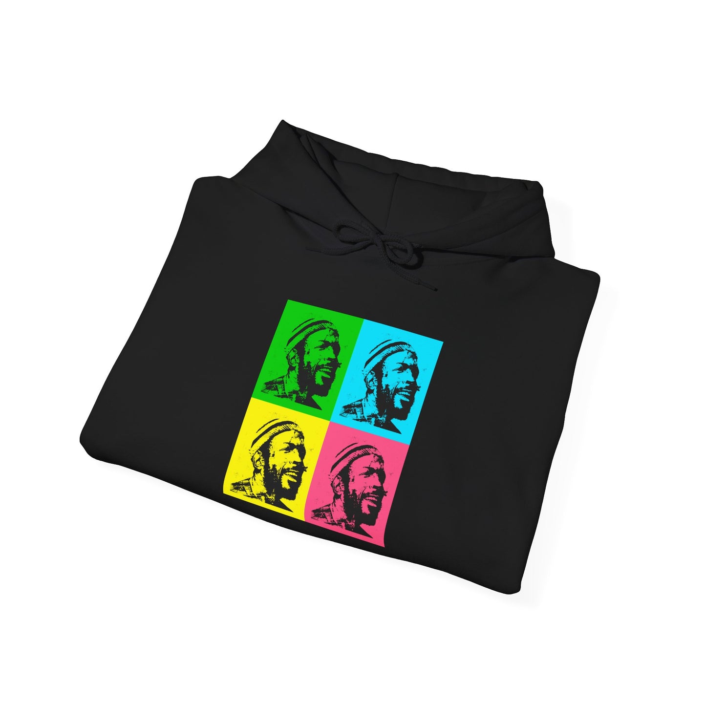 Marvin Gay Andy Warhol Style Pop Art Unisex Heavy Blend™ Hooded Sweatshirt