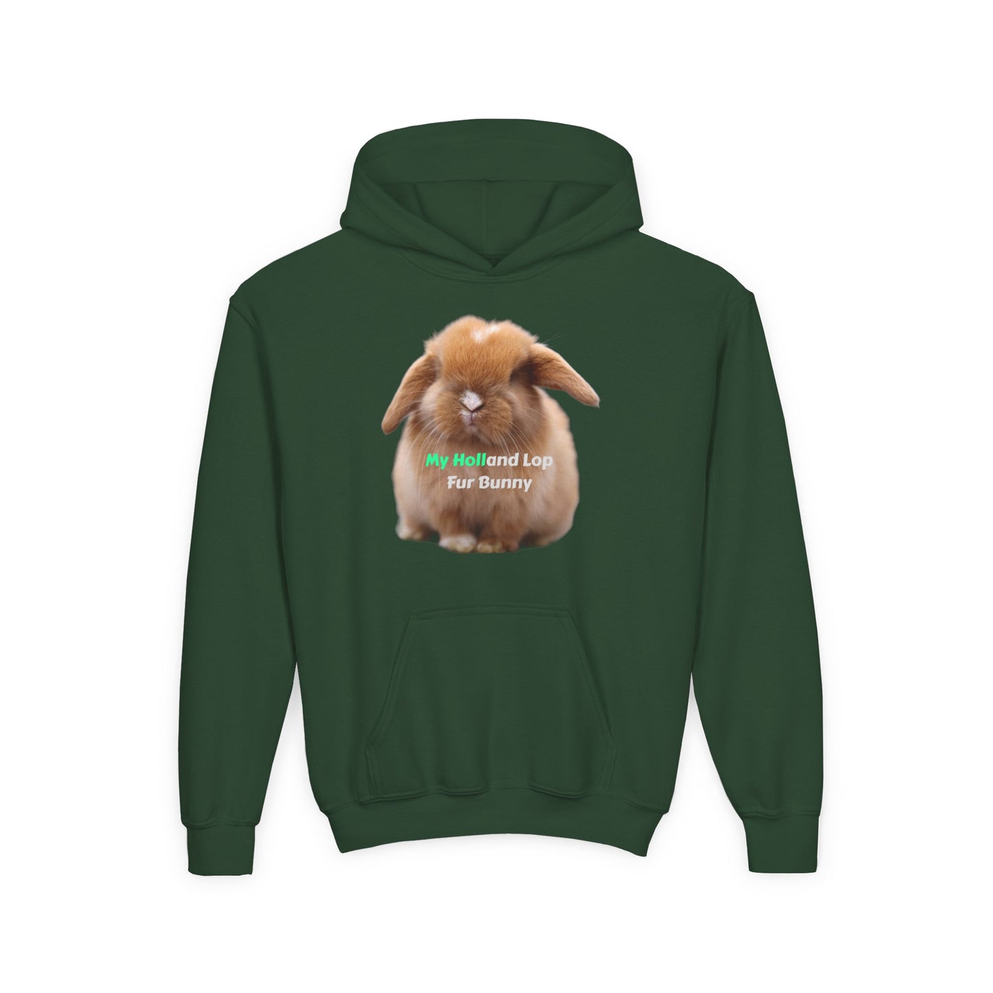 Holland Lop Youth Heavy Blend Hooded Sweatshirt