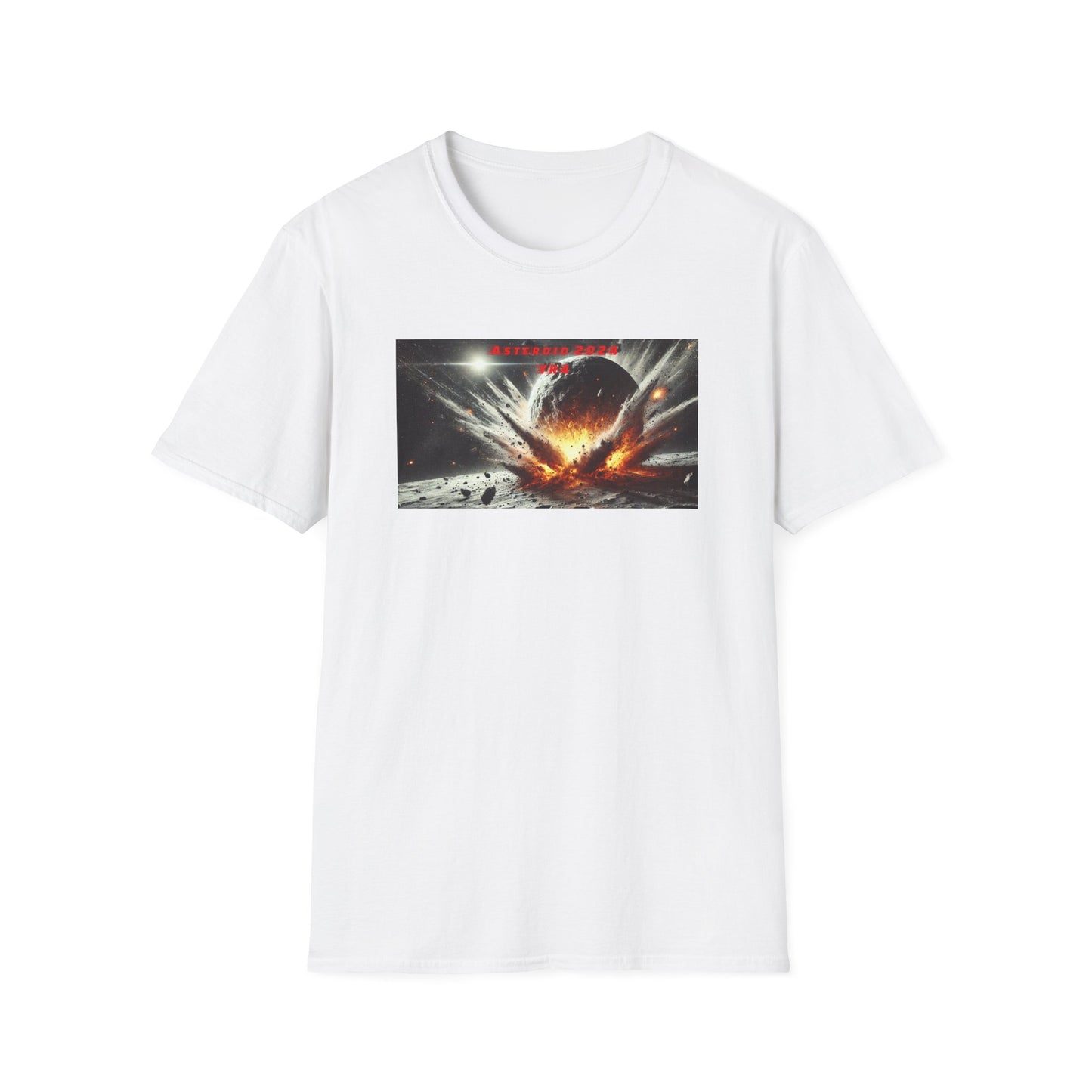 NASA Alert Asteroid 2024 YR4 May COLLIDE With The Moon  Unisex Softstyle T-Shirt