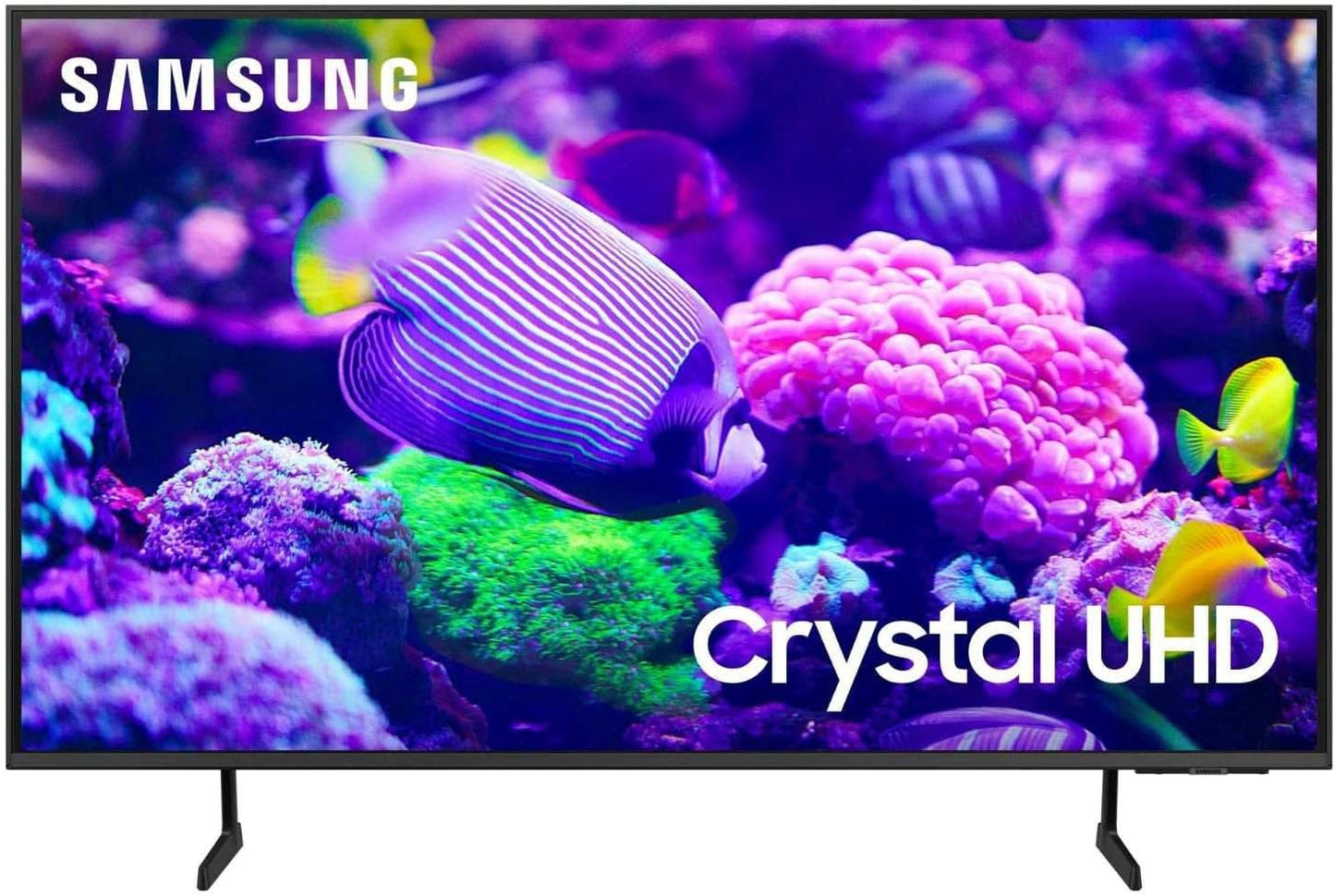 SAMSUNG 43-Inch Class DU7200B (2024) Crystal UHD 4K Smart Tizen TV Slim Look | Purcolor | Mega Contrast | Motion Xcelerator | Q-Symphony-Only | UN43DU7200BXZA (Renewed)