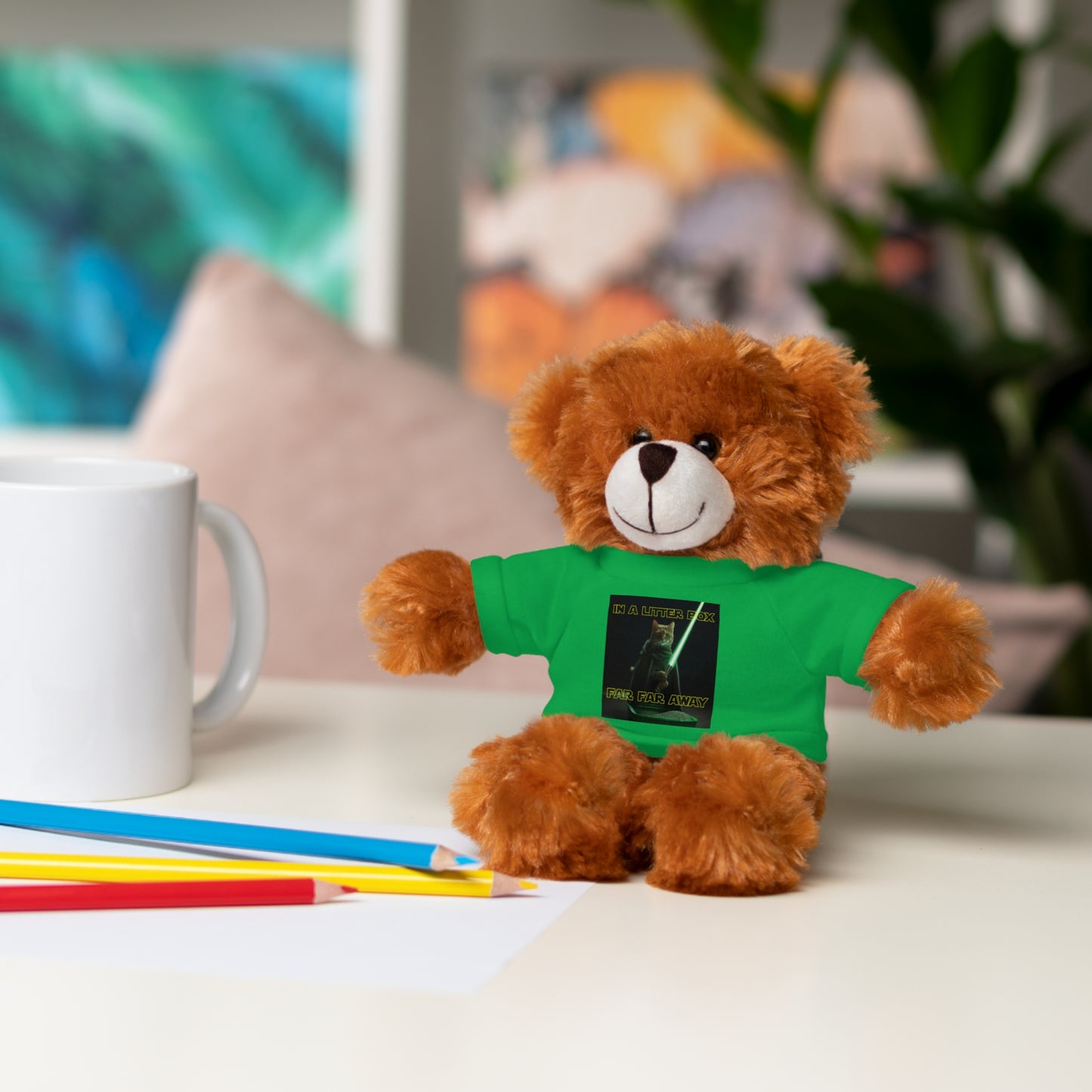 STAR WARS CAT IN A LITTER BOX FAR FAR AWAY Stuffed Animals with Tee