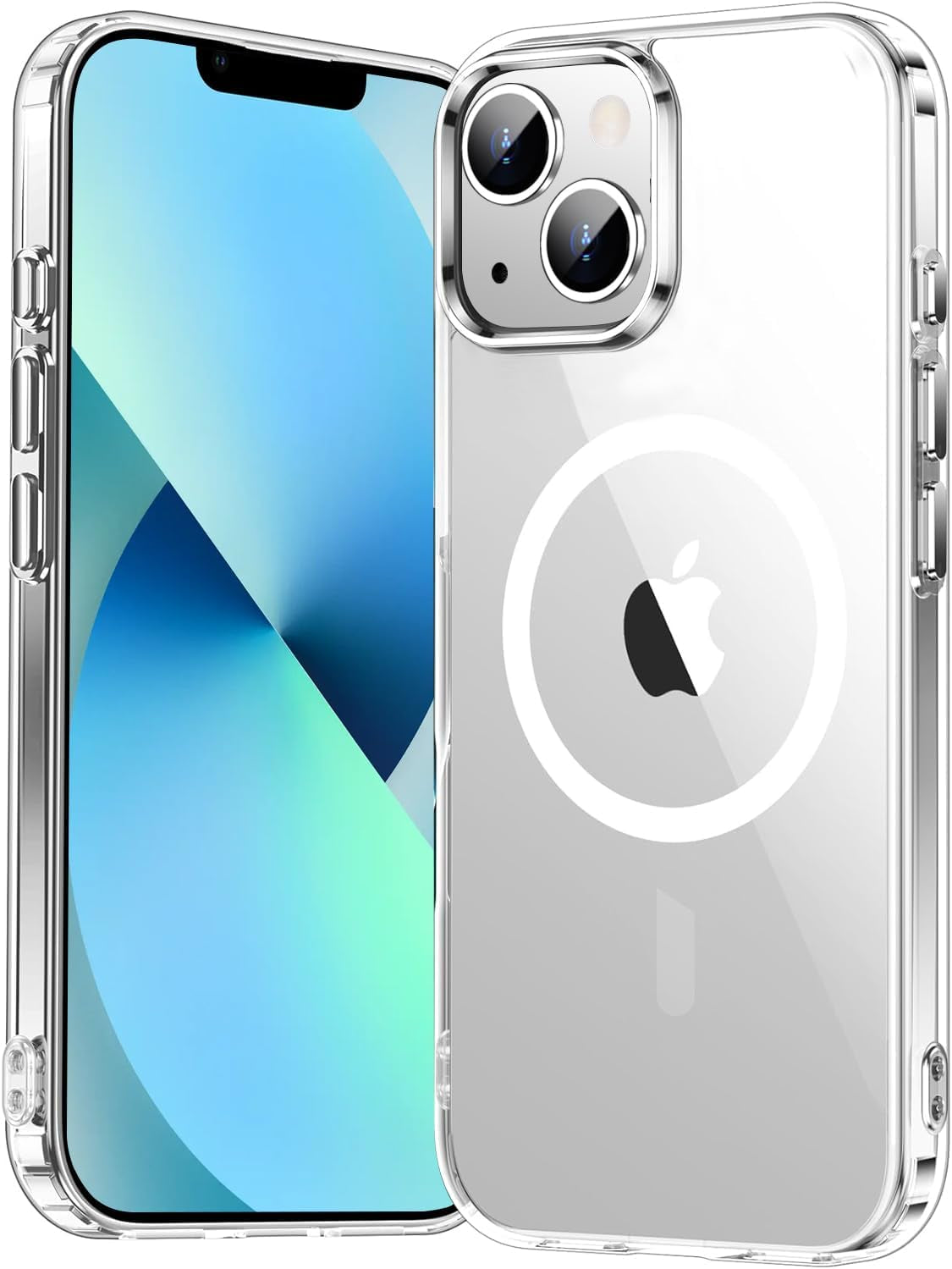 for Iphone 16E Case, [Compatible with Magsafe][Anti-Yellowing][Military-Grade Protection] Shockproof Slim Magnetic Phone Sleeve for Iphone 16E 6.1'', Clear