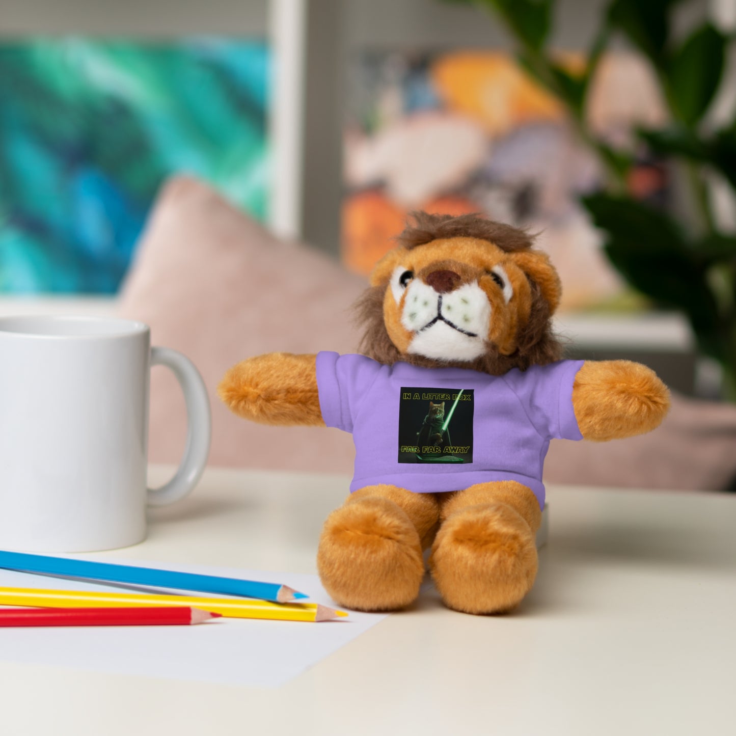 STAR WARS CAT IN A LITTER BOX FAR FAR AWAY Stuffed Animals with Tee