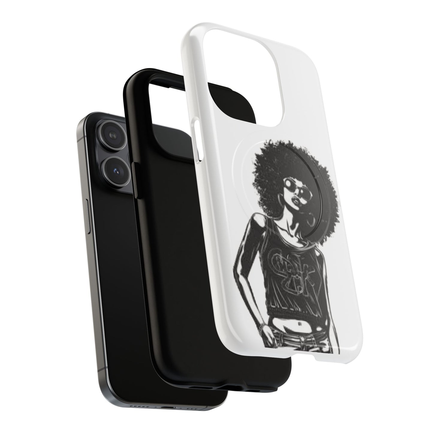 Afro Hip Hop Chic Tough Magnetic Cases