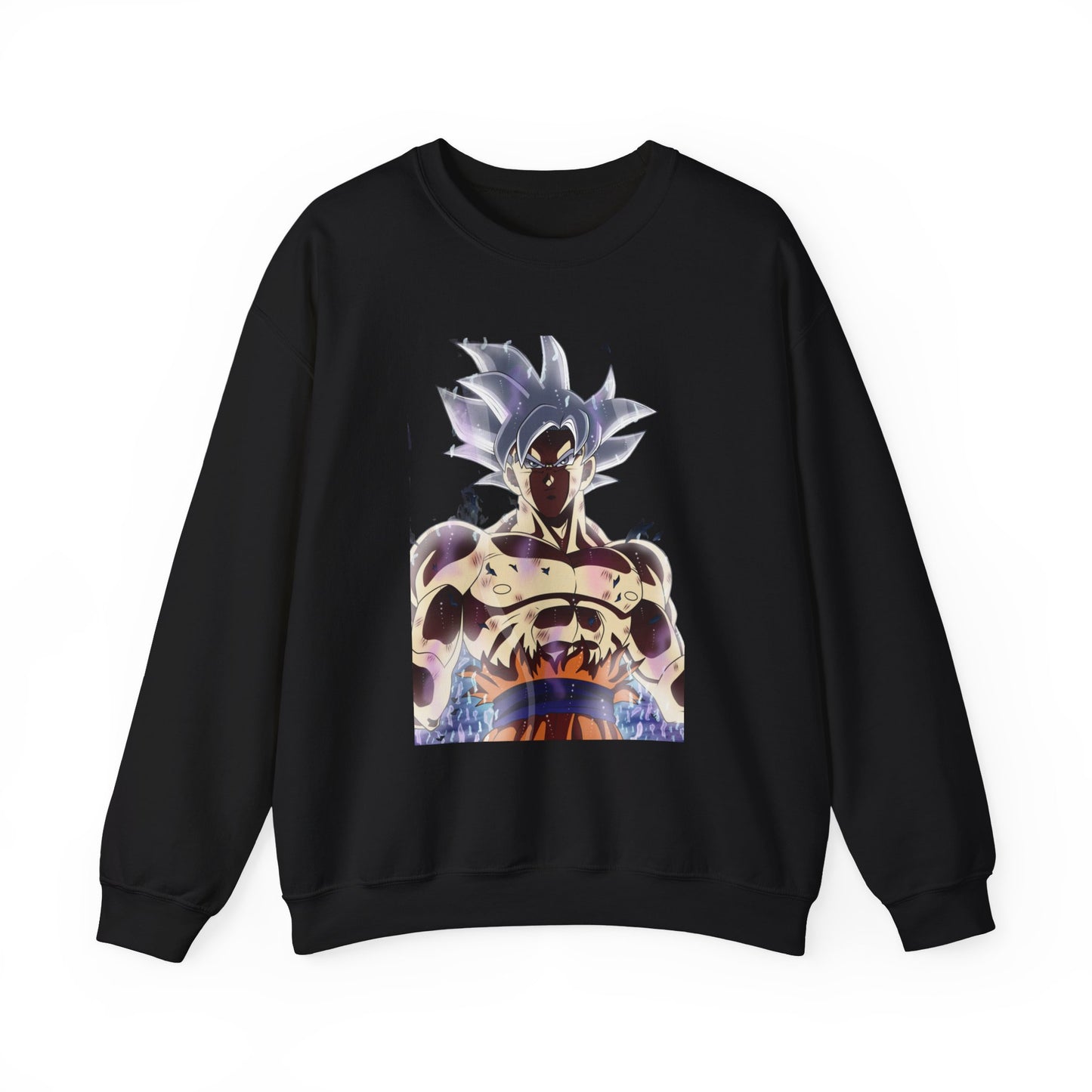 Dragon Ball Super Goku Crewneck Sweatshirt - Ultra Power White Hair Design