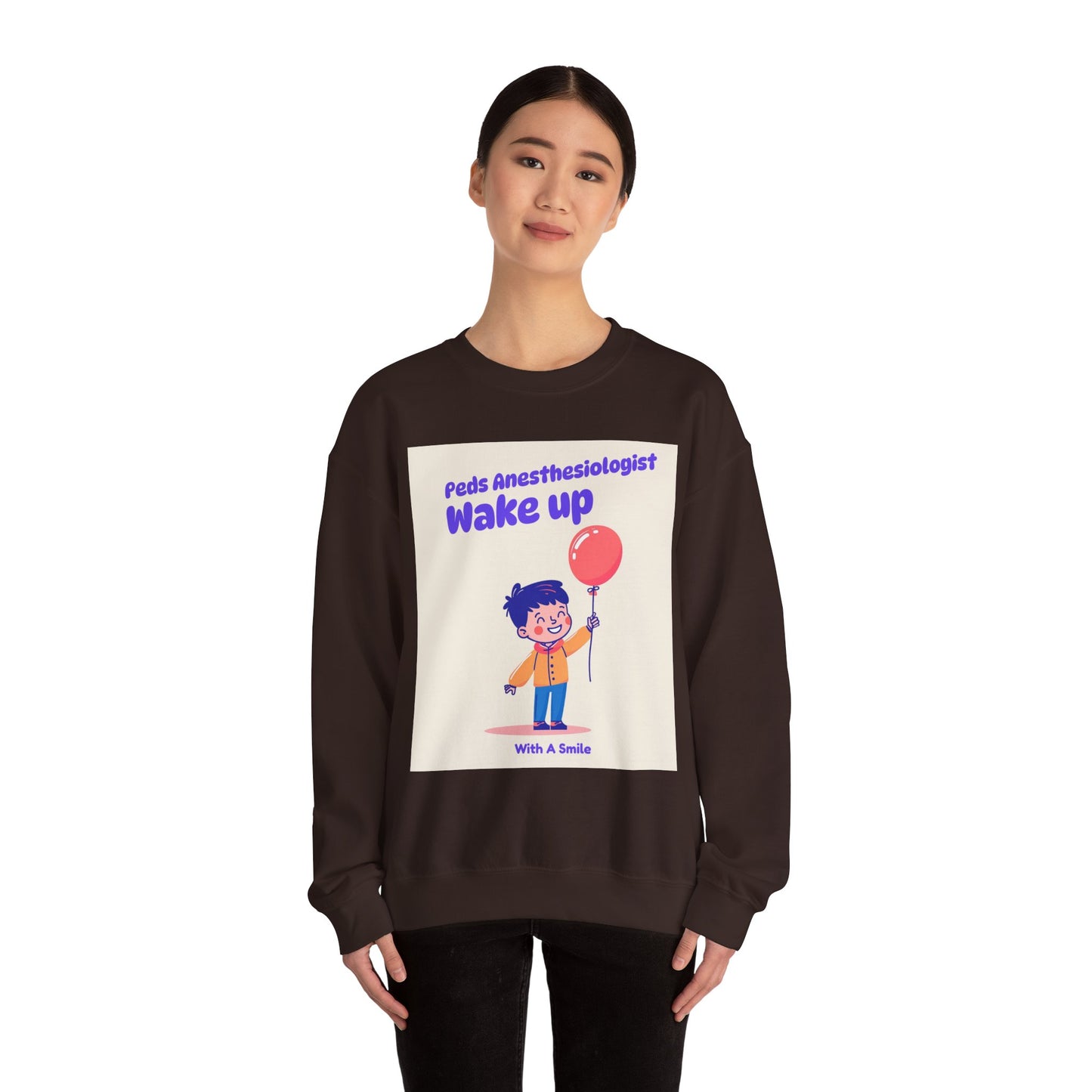 Pediatrics Peds Anesthesiologist Crewneck Sweatshirt