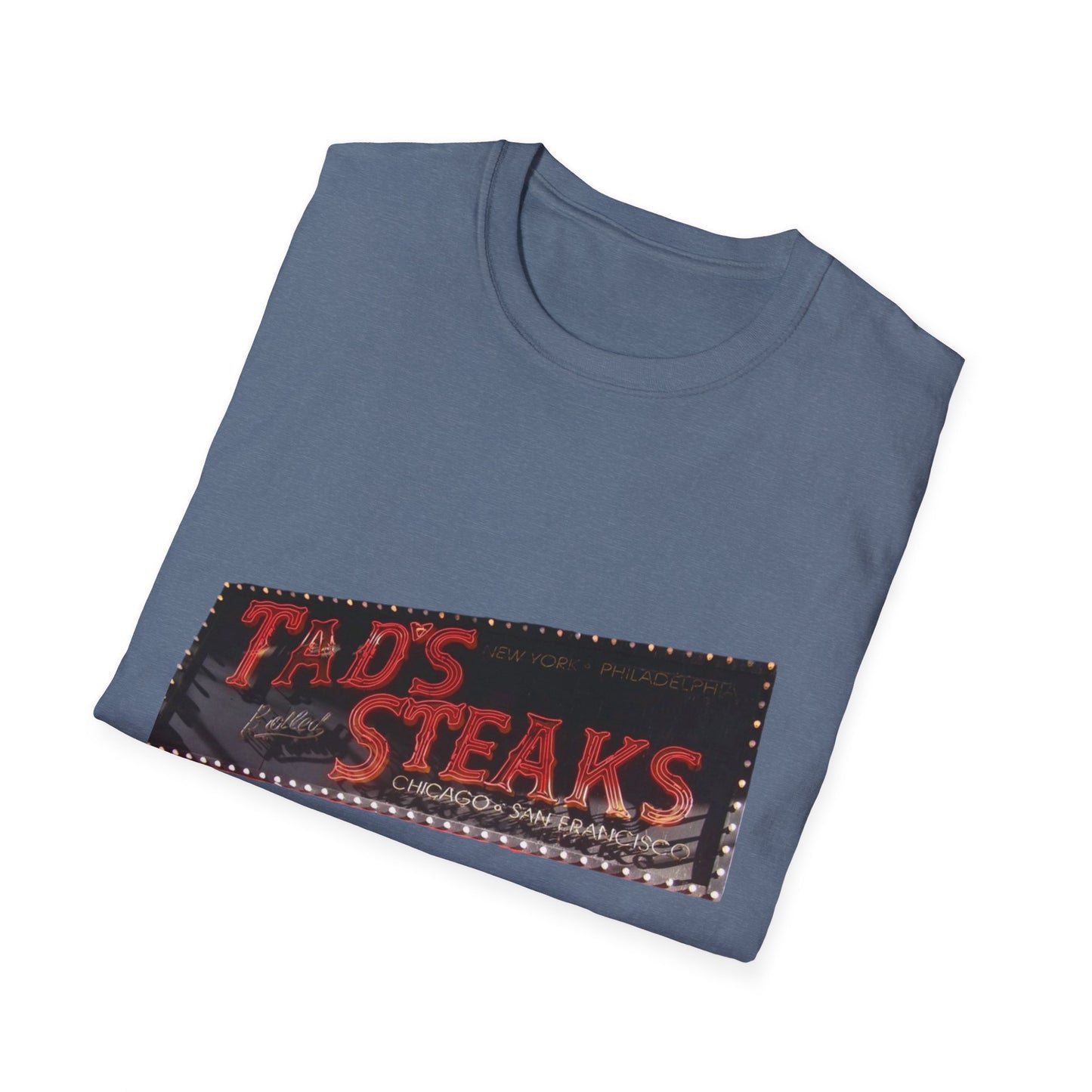 Tad's Steaks [gone] Times Square New York, NY Unisex Softstyle T-Shirt