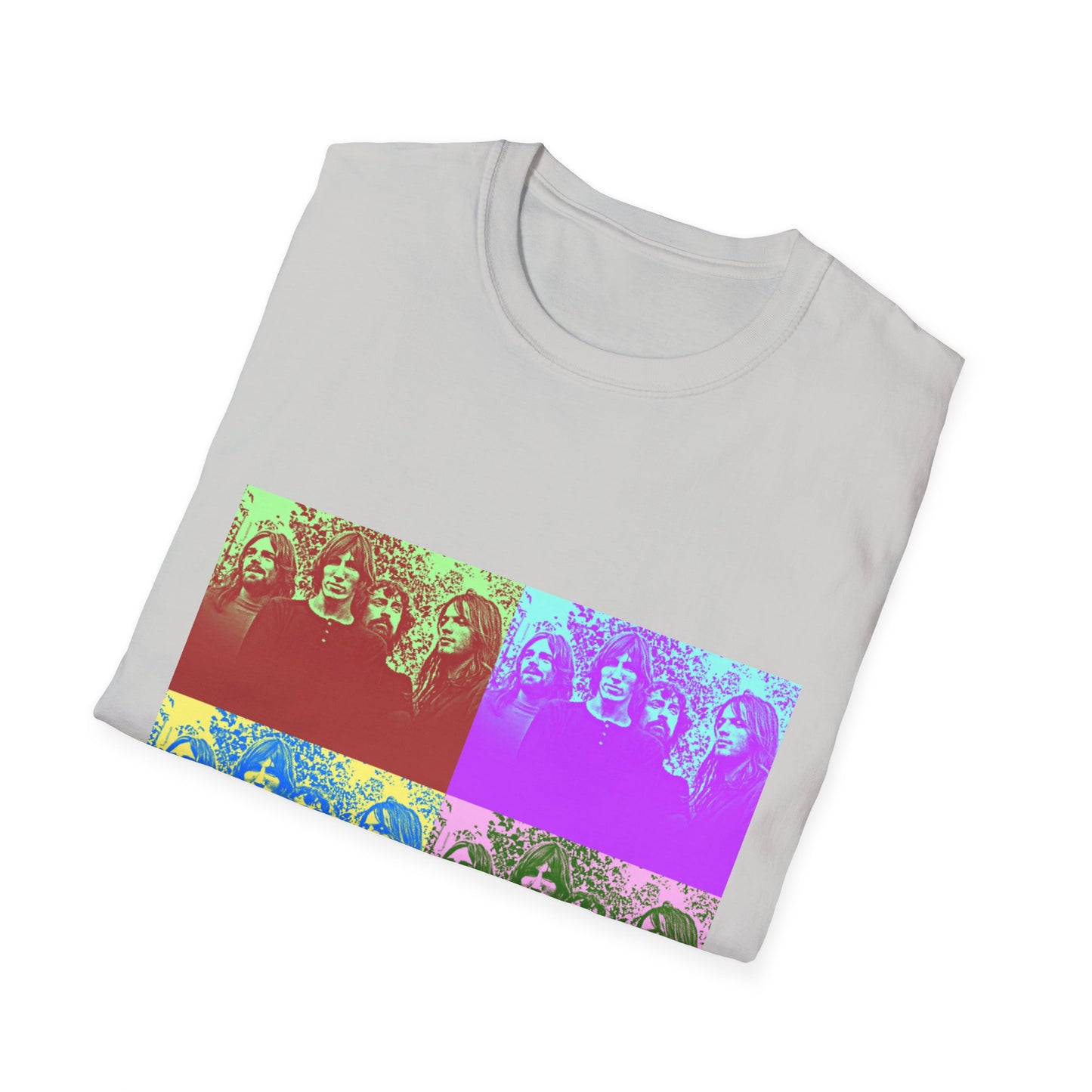 Pink Floyd Andy Warhol Style Pop Art Unisex Softstyle T-Shirt