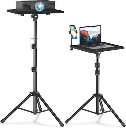 Projector Stand Tripod - Laptop Tripod Projector Stand Adjustable Height 22 to 47 Inch, Projector Tripod Stand, Tripod for Porjector, Projector Stand for Outdoor Movies