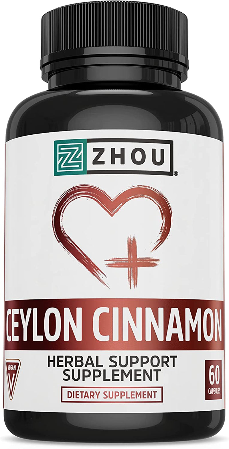 Ceylon Cinnamon | Supports Heart Health and Joint Mobility | True Cinnamon Native to Sri Lanka | 30 Servings, 60 CT TLBH