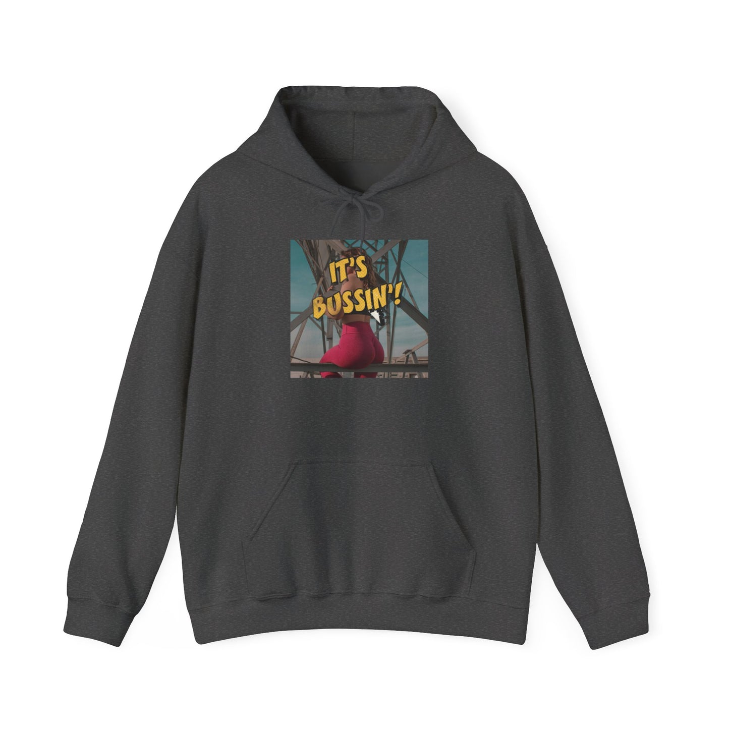 IT'S BUSSIN BOOTY Unisex Heavy Blend™ Hooded Sweatshirt