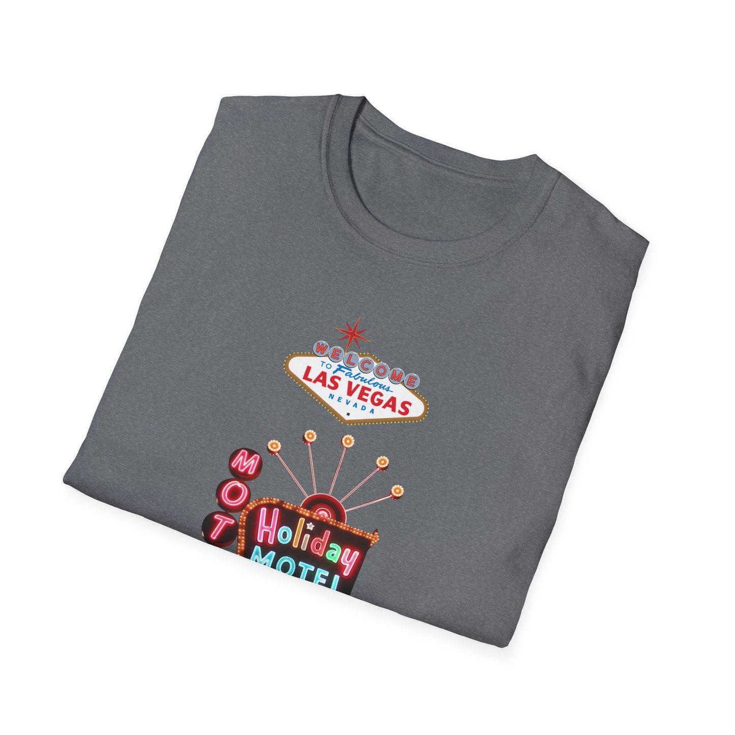 RETRO LAS VEGAS HOLIDAY HOTEL Unisex Softstyle T-Shirt