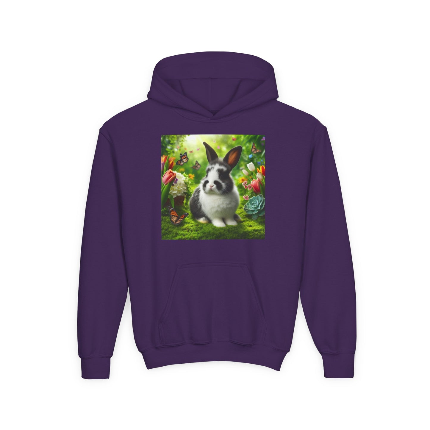 Dutch Rabbit Youth Heavy Blend Hooded Sweatshirt